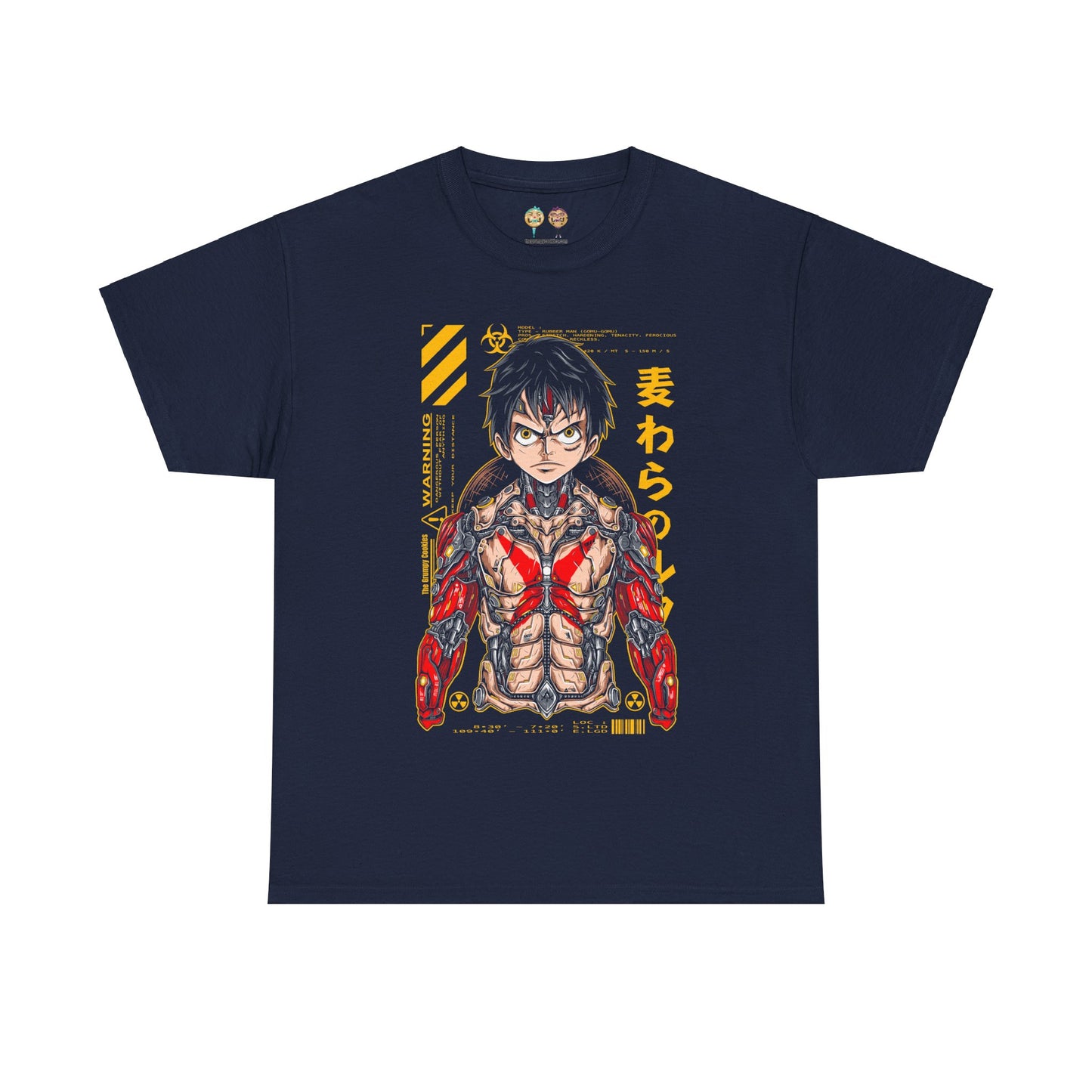 One Piece - Mecha Luffy Print Unisex Heavy Cotton Tee