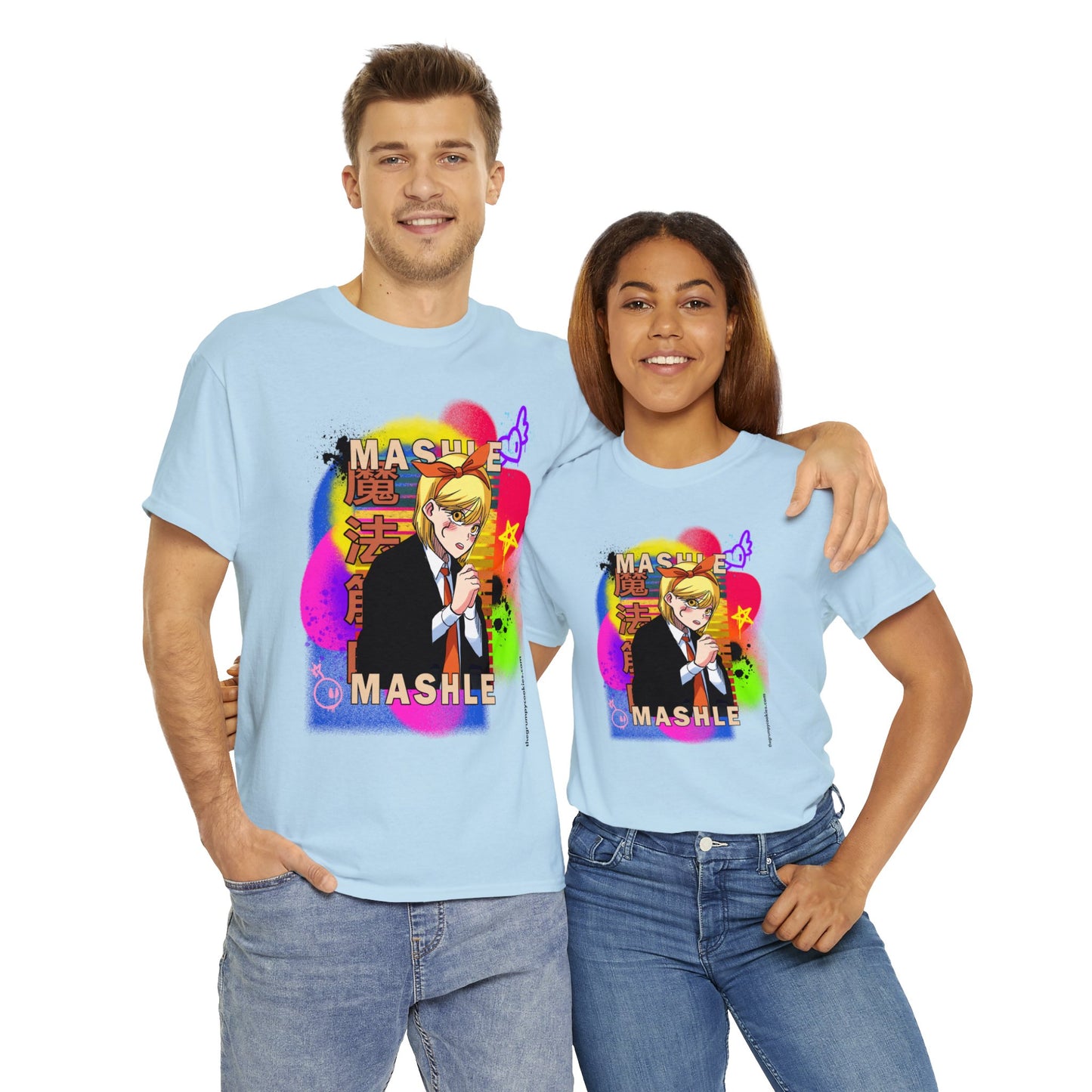 Mashle - Lemon Irvine Graffiti Unisex Heavy Cotton Tee