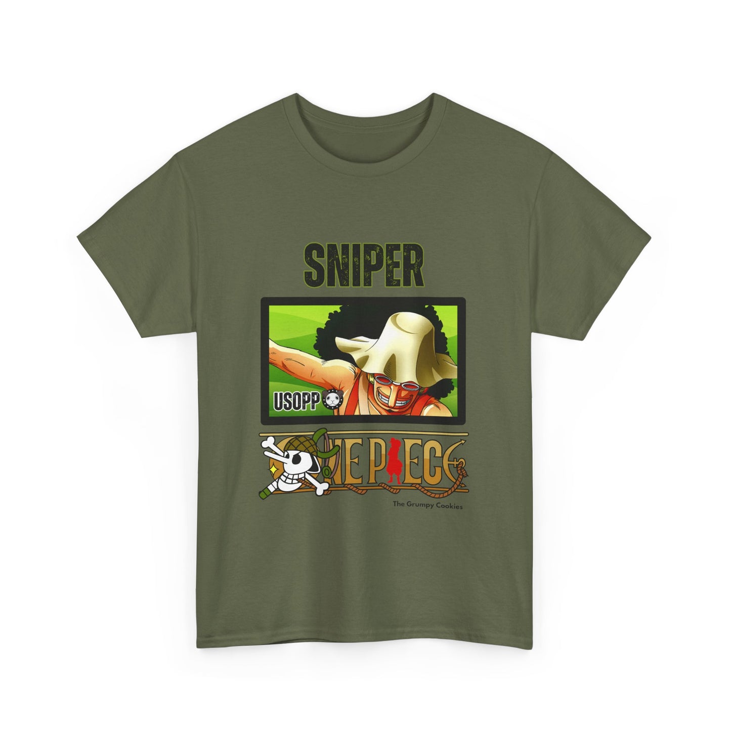 One Piece - Sniper Usopp Unisex Heavy Cotton Tee