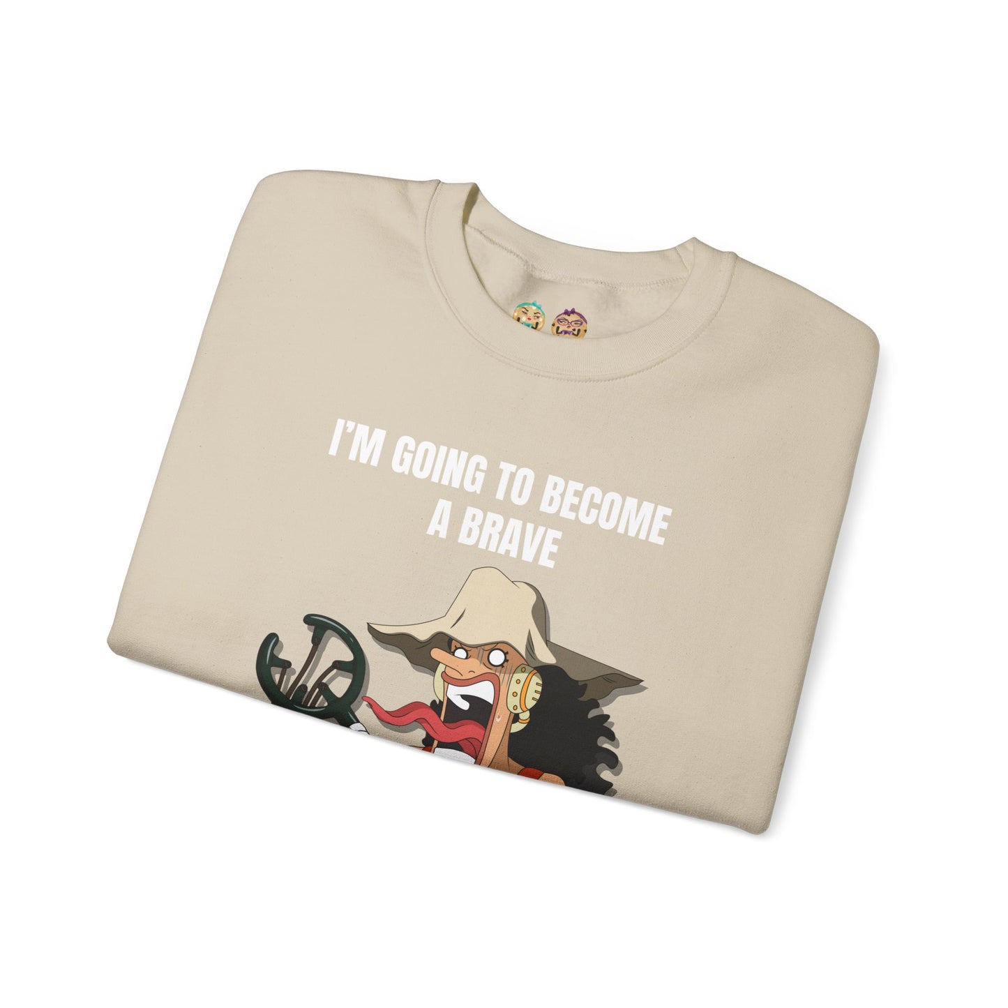 One Piece - Brave-ish Warrior of the Sea Unisex Heavy Blend™ Crewneck Sweatshirt