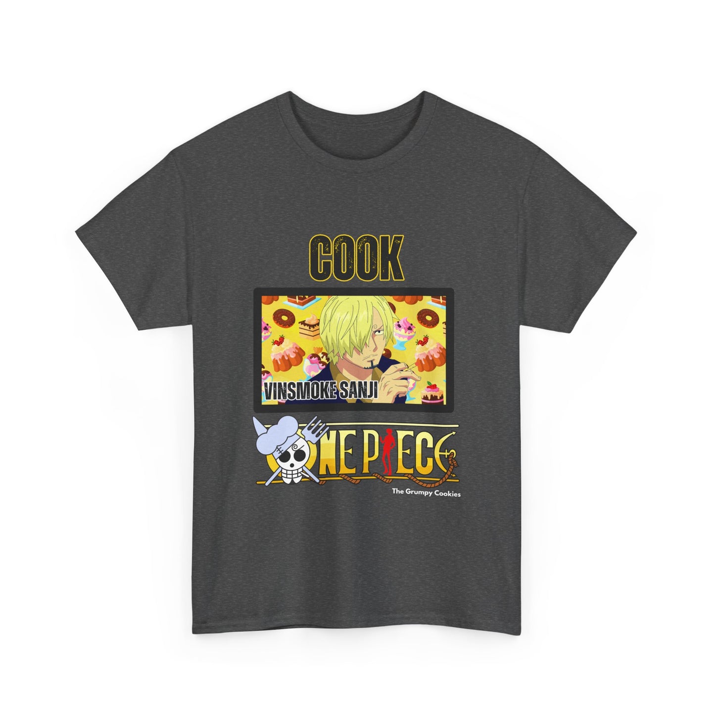 One Piece - Cook Sanji Unisex Heavy Cotton Tee