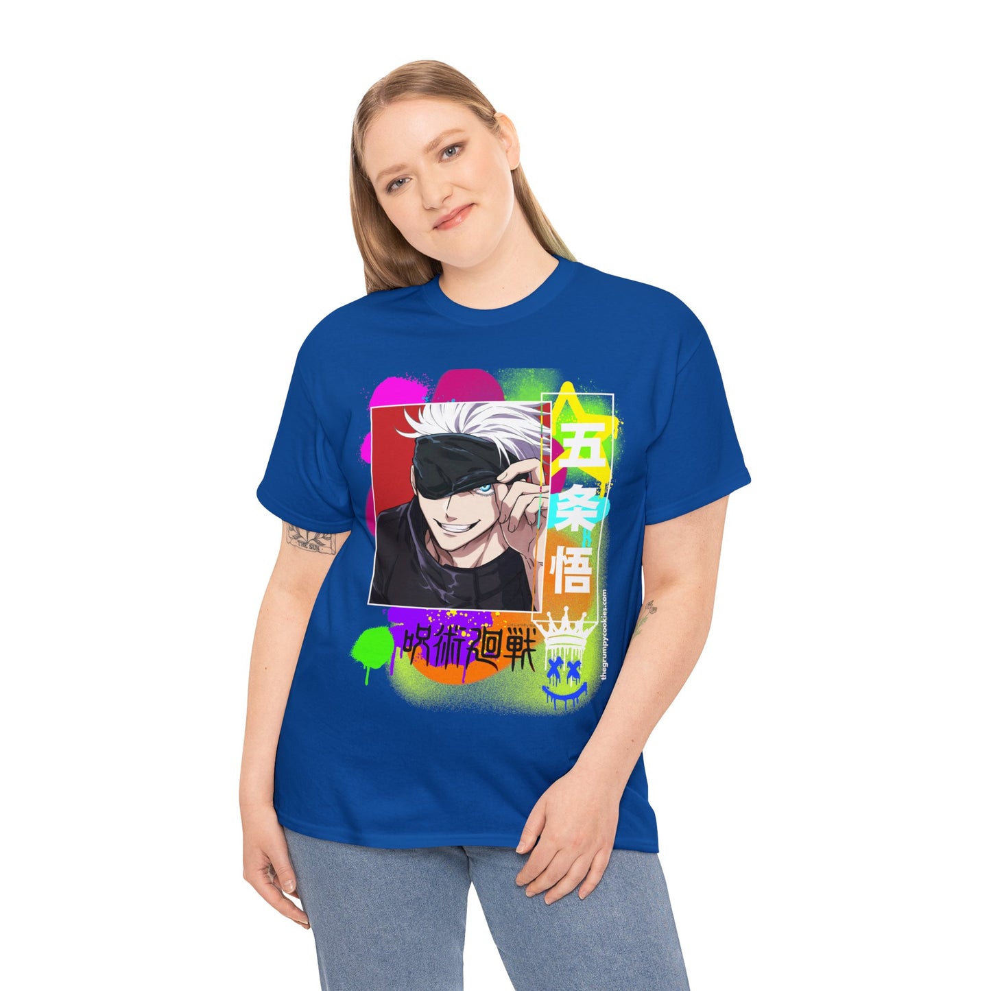 Jujutsu Kaisen - Peekaboo Gojo Unisex Heavy Cotton Tee
