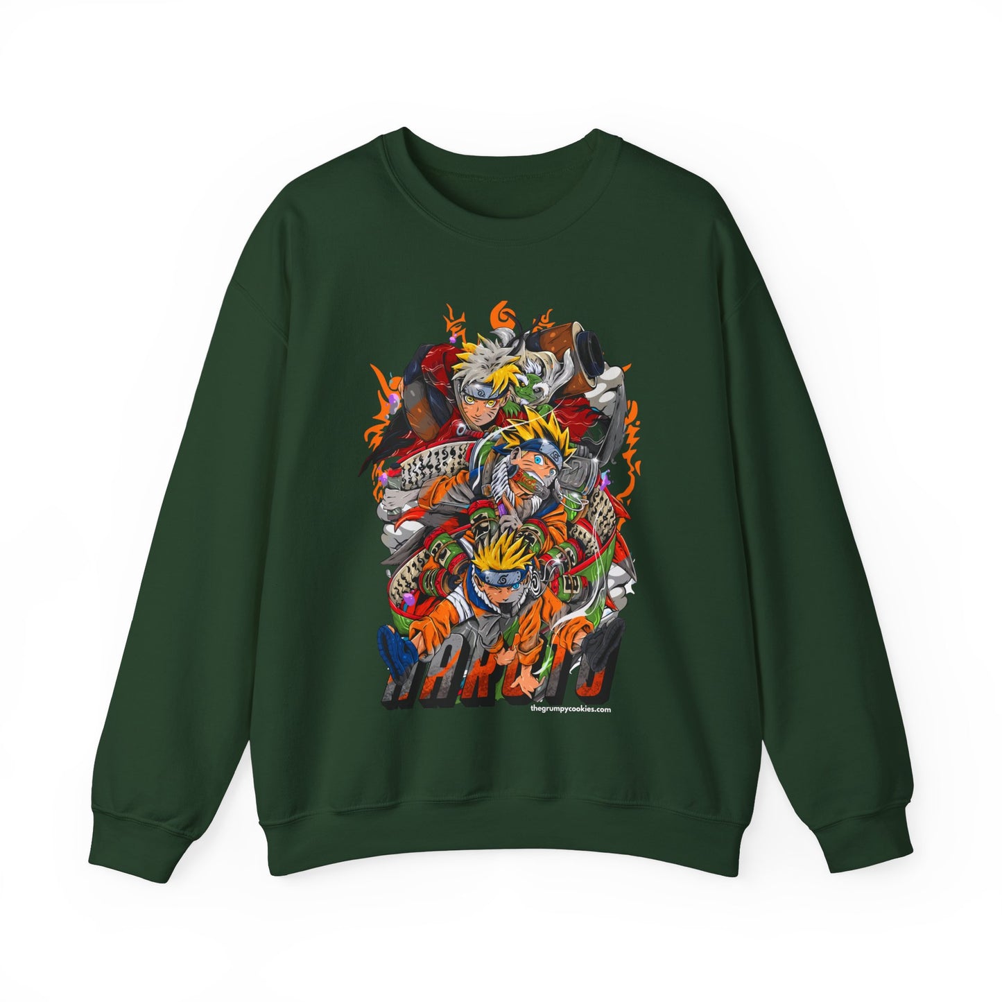 Naruto - The many faces of Naruto Unisex Heavy Blend™ Crewneck Sweatshirt