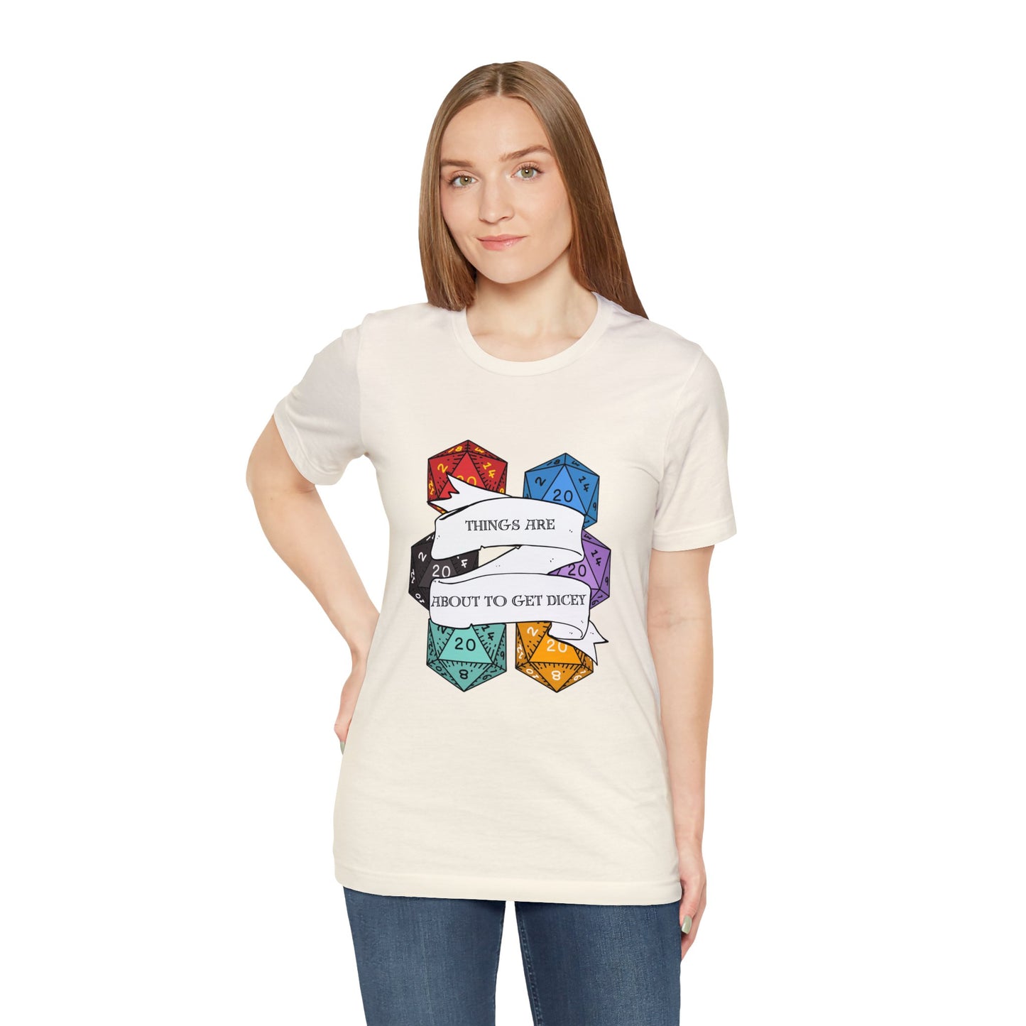Dungeons & Dragons - Dicey Short Sleeve Tee