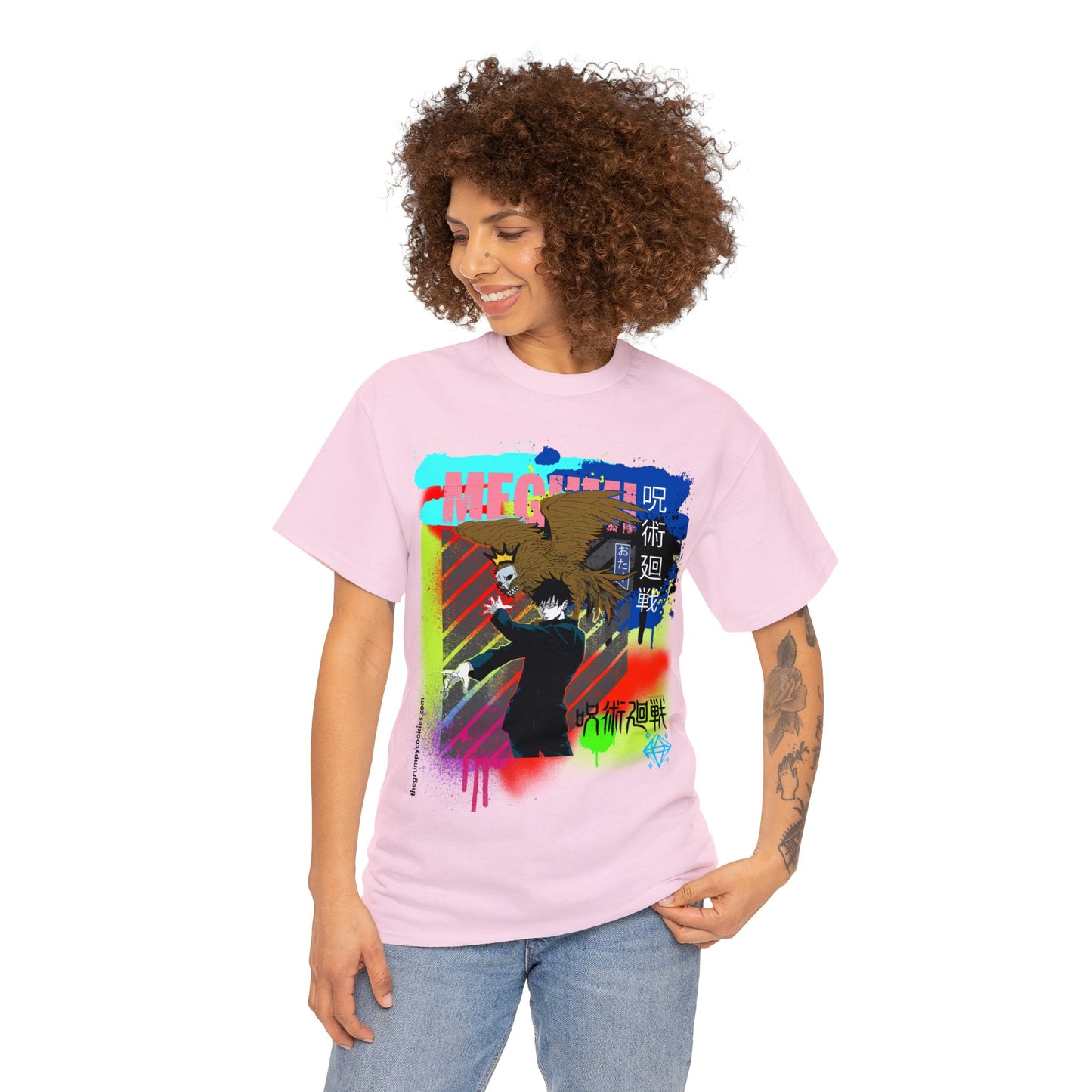 Jujutsu Kaisen - Megumi & Nue Unisex Heavy Cotton Tee