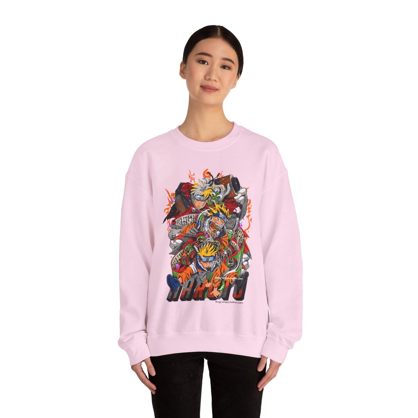 Naruto - The many faces of Naruto Unisex Heavy Blend™ Crewneck Sweatshirt