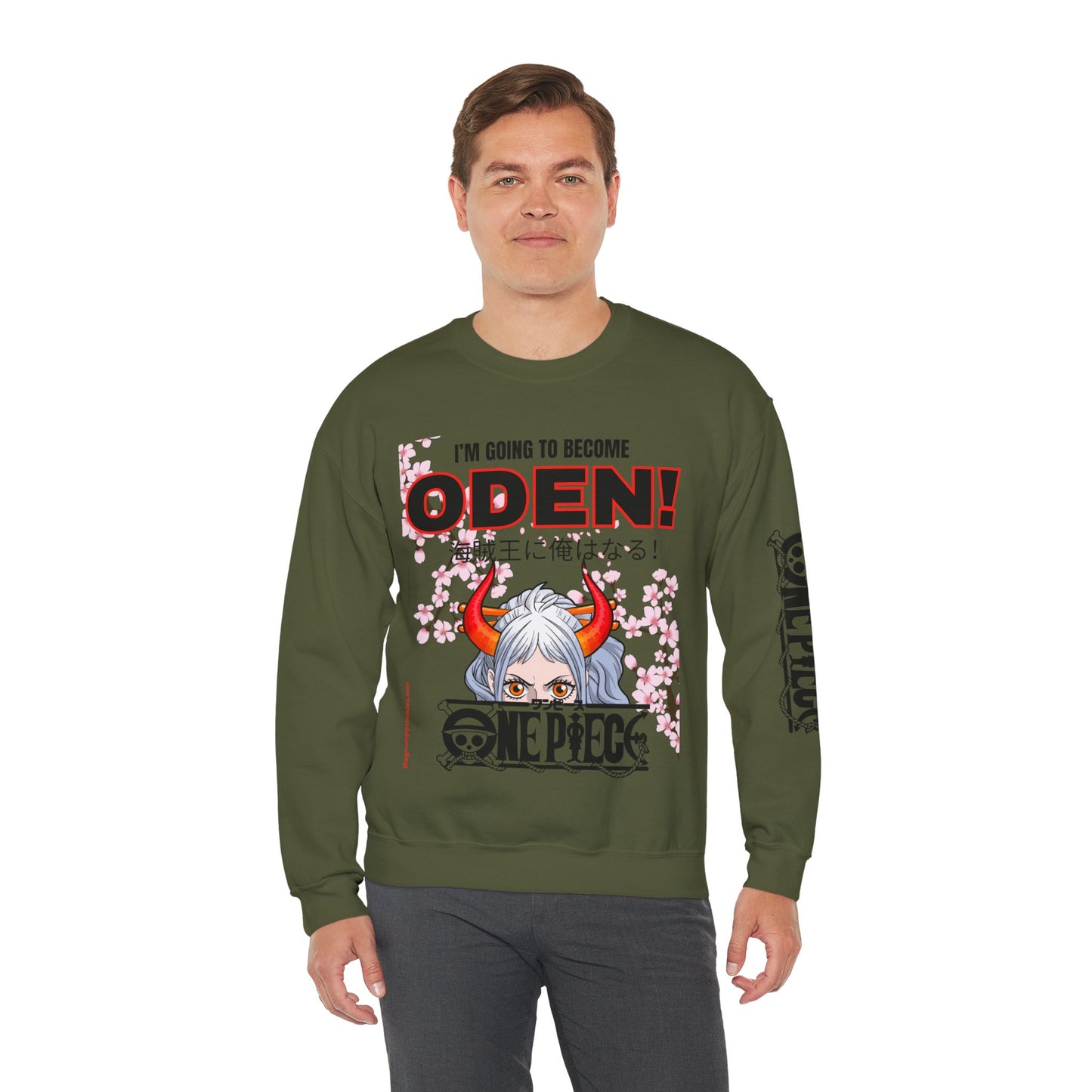One Piece - I Will Be Oden Unisex Heavy Blend™ Crewneck Sweatshirt