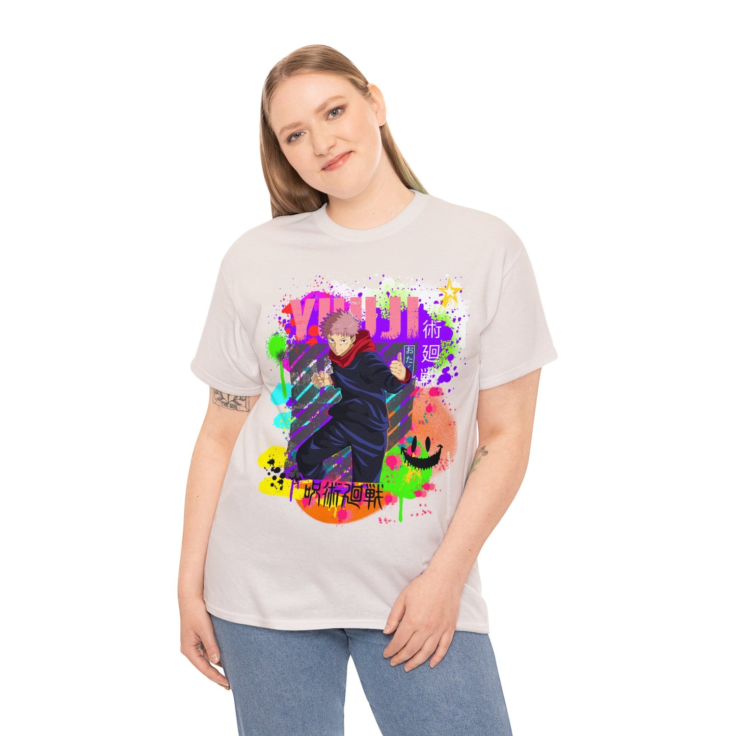Jujutsu Kaisen - Yuji Says Bring It Unisex Heavy Cotton Tee