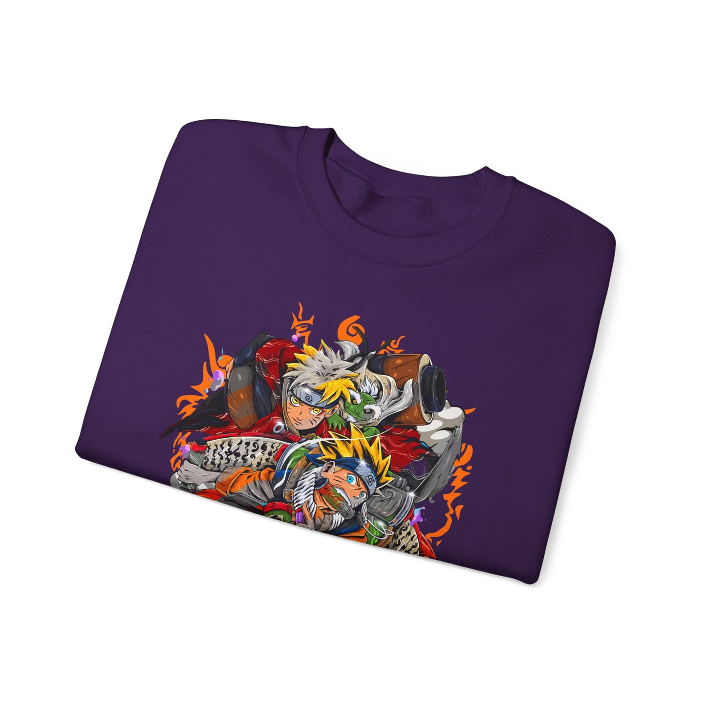Naruto - The many faces of Naruto Unisex Heavy Blend™ Crewneck Sweatshirt