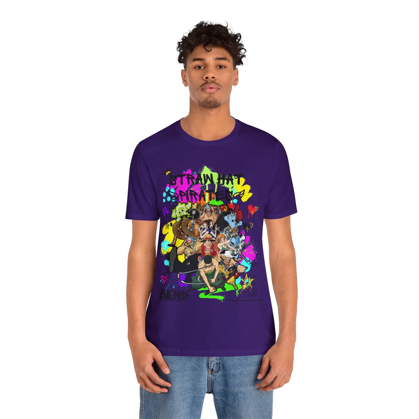 One Piece - Graffiti Straw Hats Unisex Jersey Short Sleeve Tee