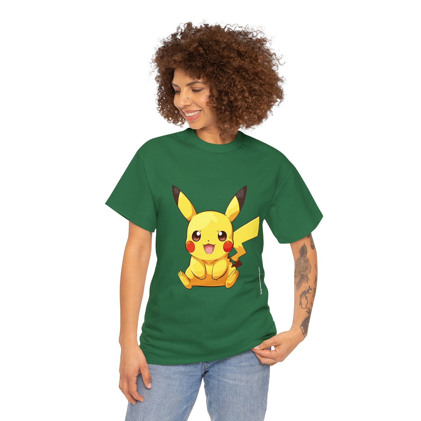 Pokemon - Pika P Unisex Heavy Cotton Tee