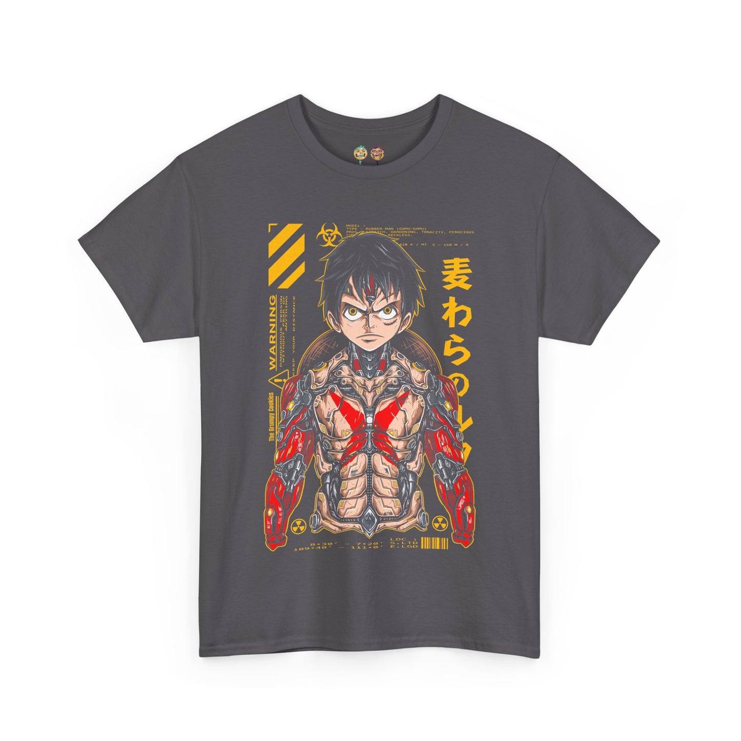 One Piece - Mecha Luffy Print Unisex Heavy Cotton Tee