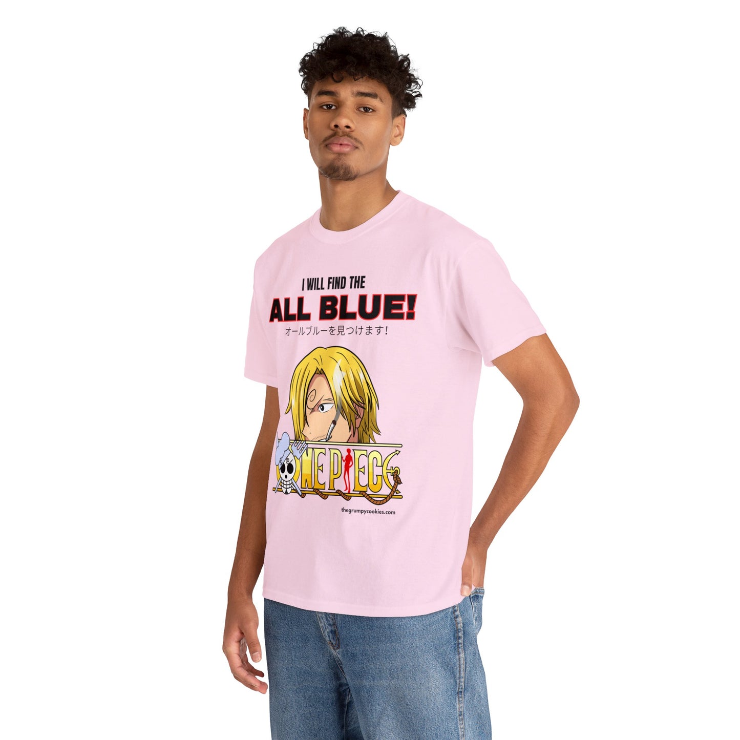 One Piece - Find the All Blue Unisex Heavy Cotton Tee