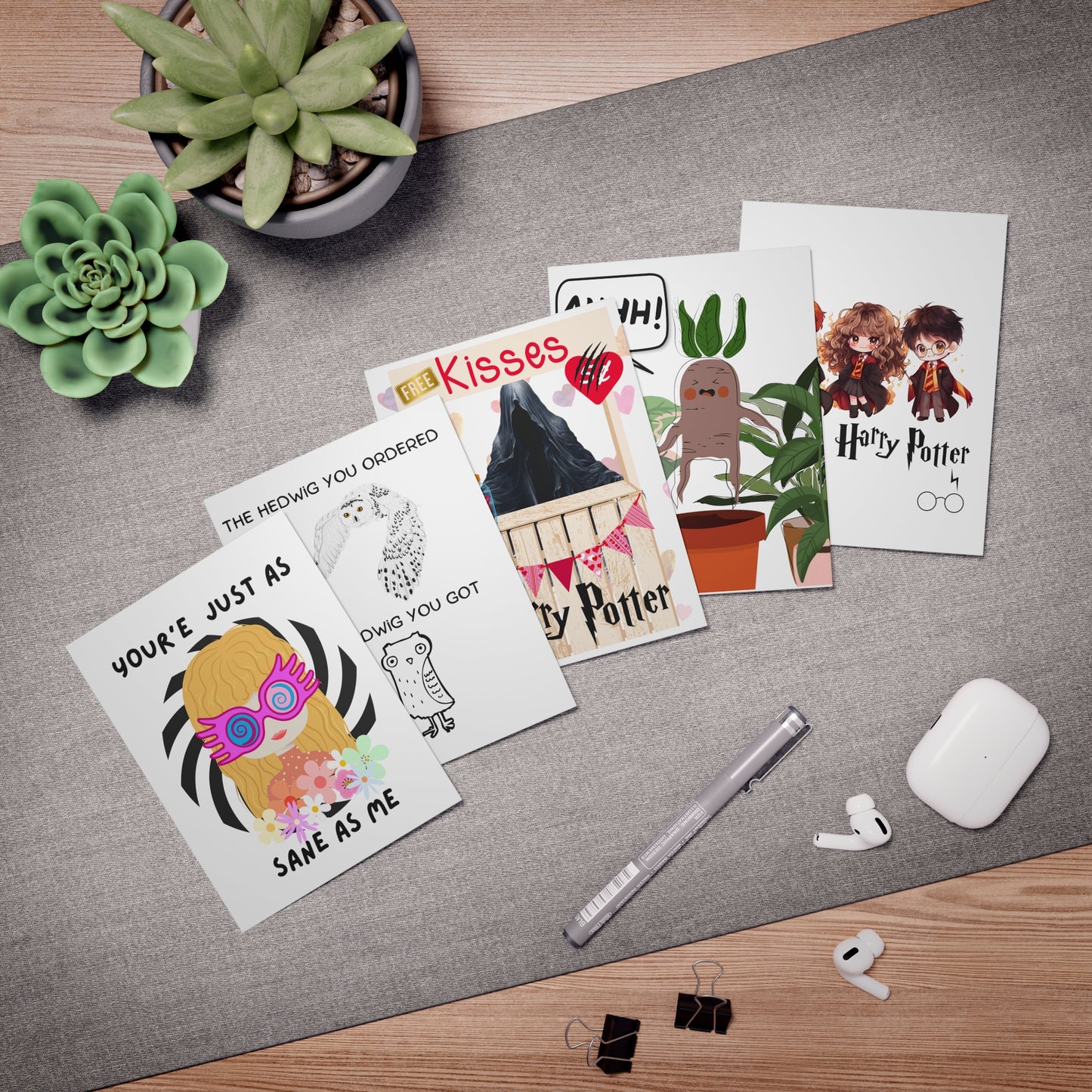 Harry Potter - Multi-Design (Filled) Greeting Cards (5-Pack)