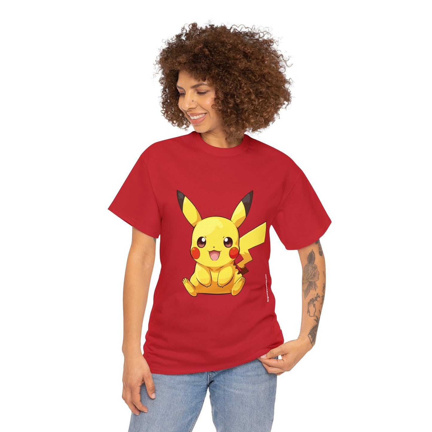 Pokemon - Pika P Unisex Heavy Cotton Tee