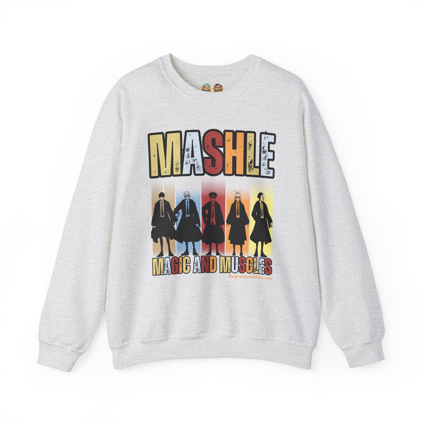 Mashle - Team No Magic Unisex Heavy Blend™ Crewneck Sweatshirt