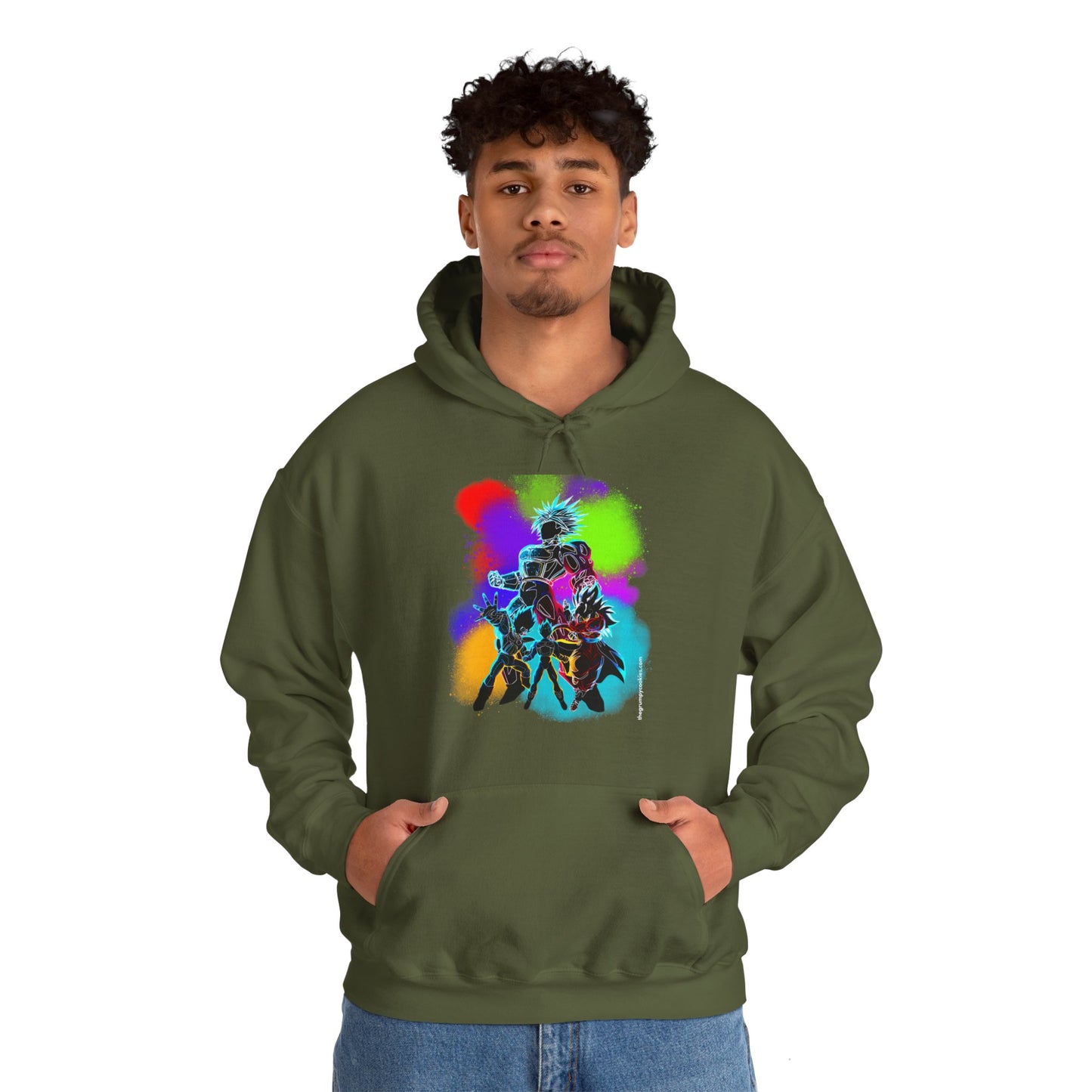 Dragon Ball - Technicolor Unisex Heavy Blend™ Hooded Sweatshirt