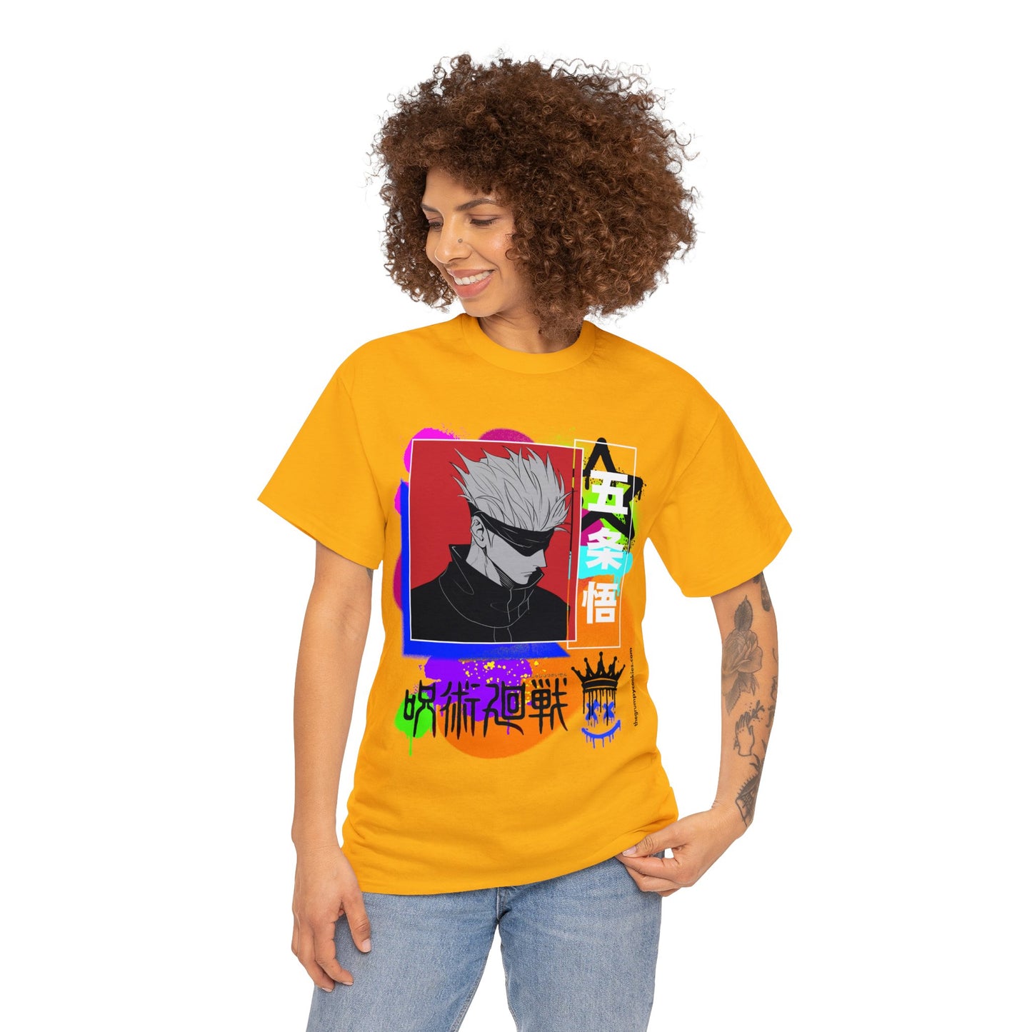 Jujutsu Kaisen - Emo Gojo Unisex Heavy Cotton Tee