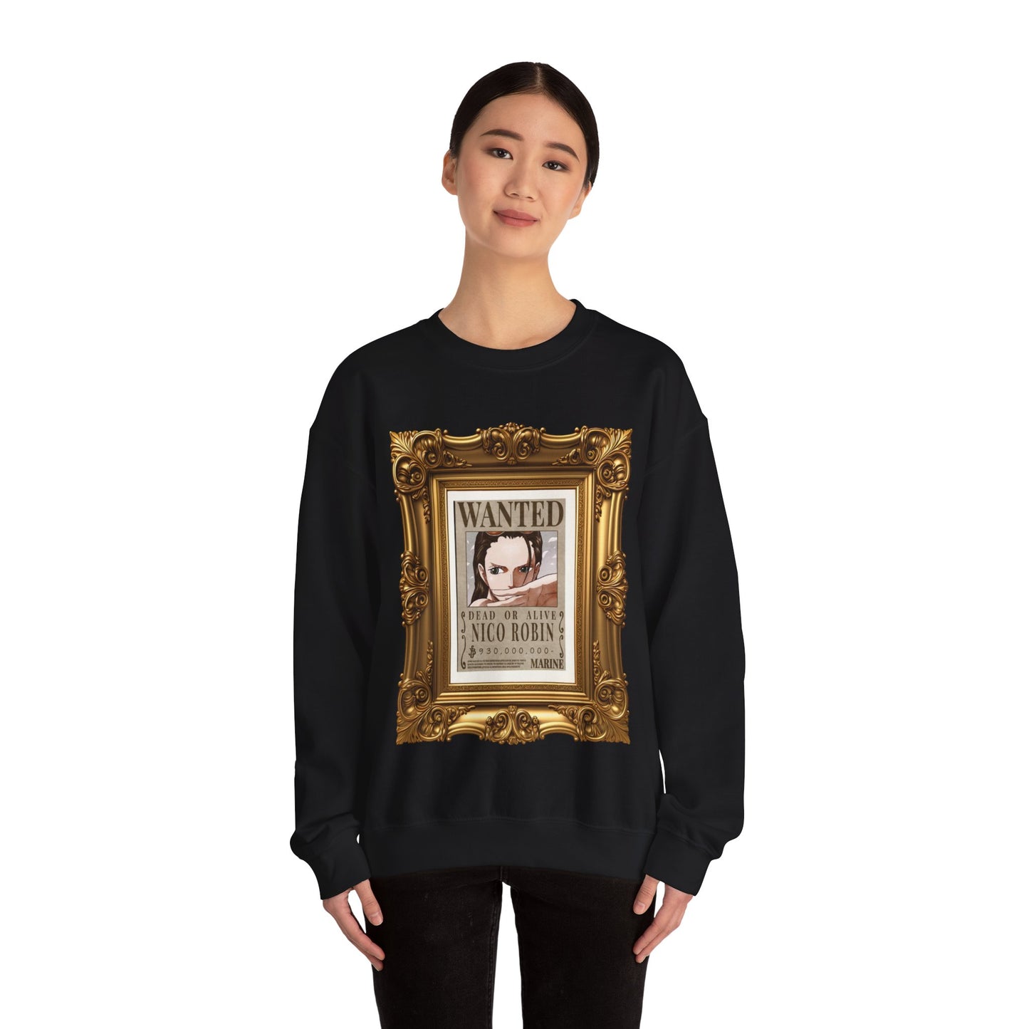 One Piece - Fine Art Robin Unisex Heavy Blend™ Crewneck Sweatshirt