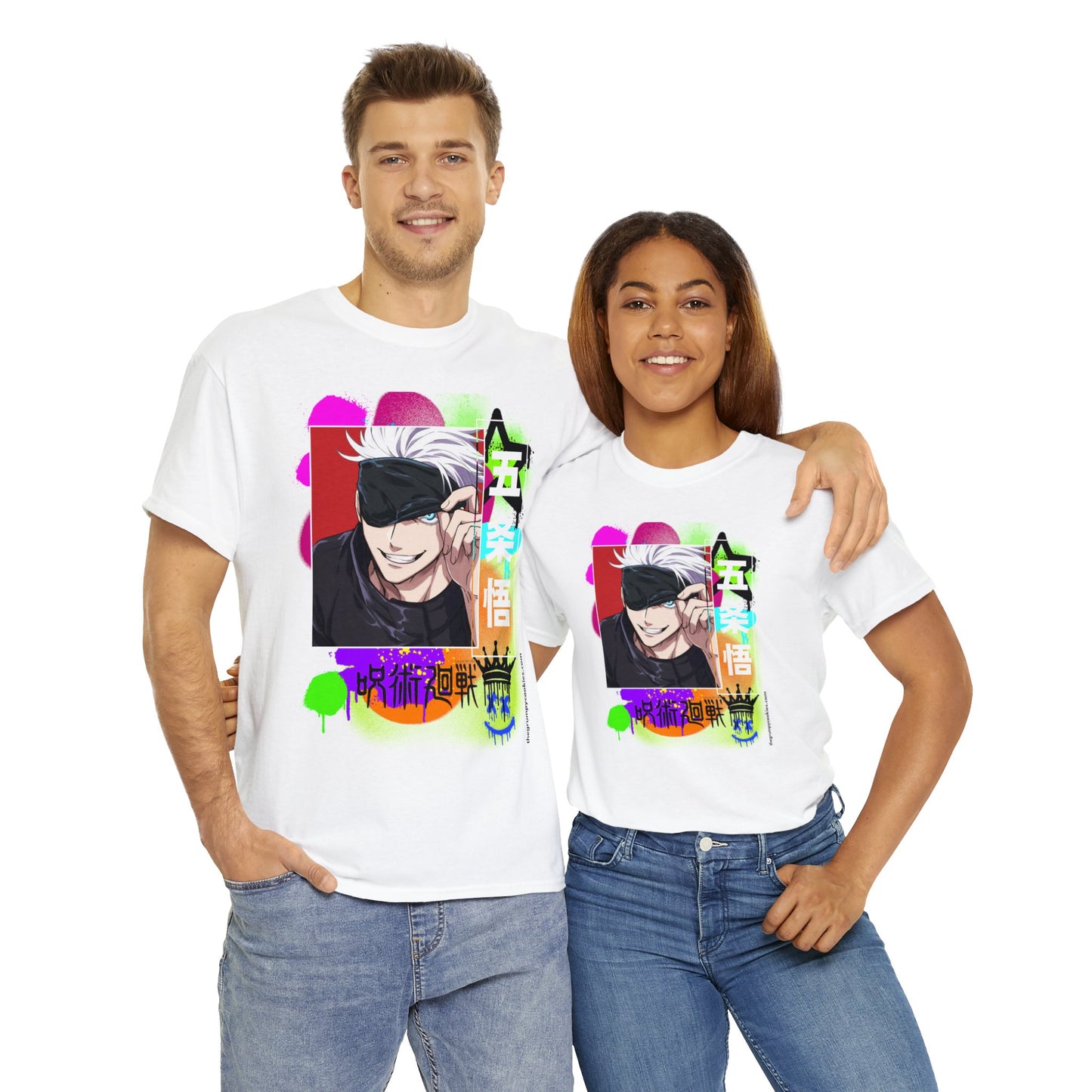 Jujutsu Kaisen - Peekaboo Gojo Unisex Heavy Cotton Tee