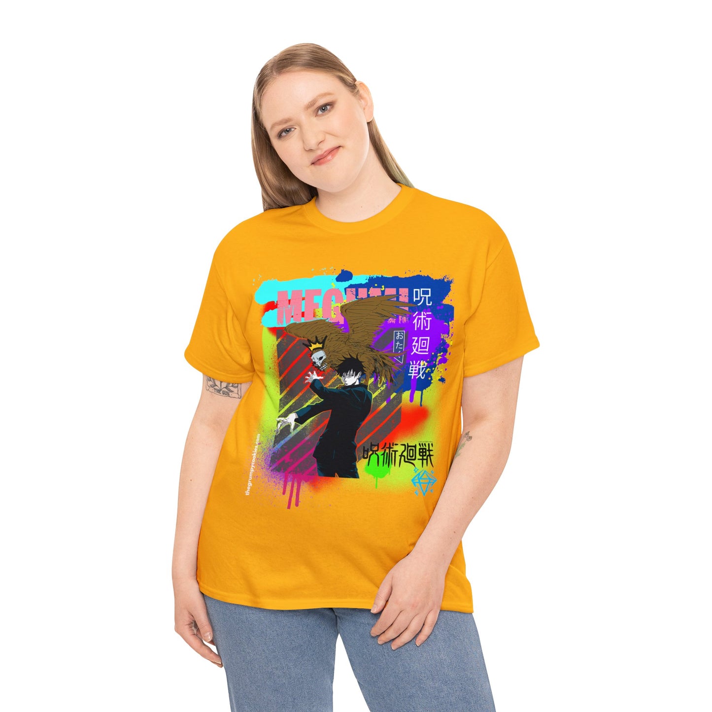 Jujutsu Kaisen - Megumi & Nue Unisex Heavy Cotton Tee