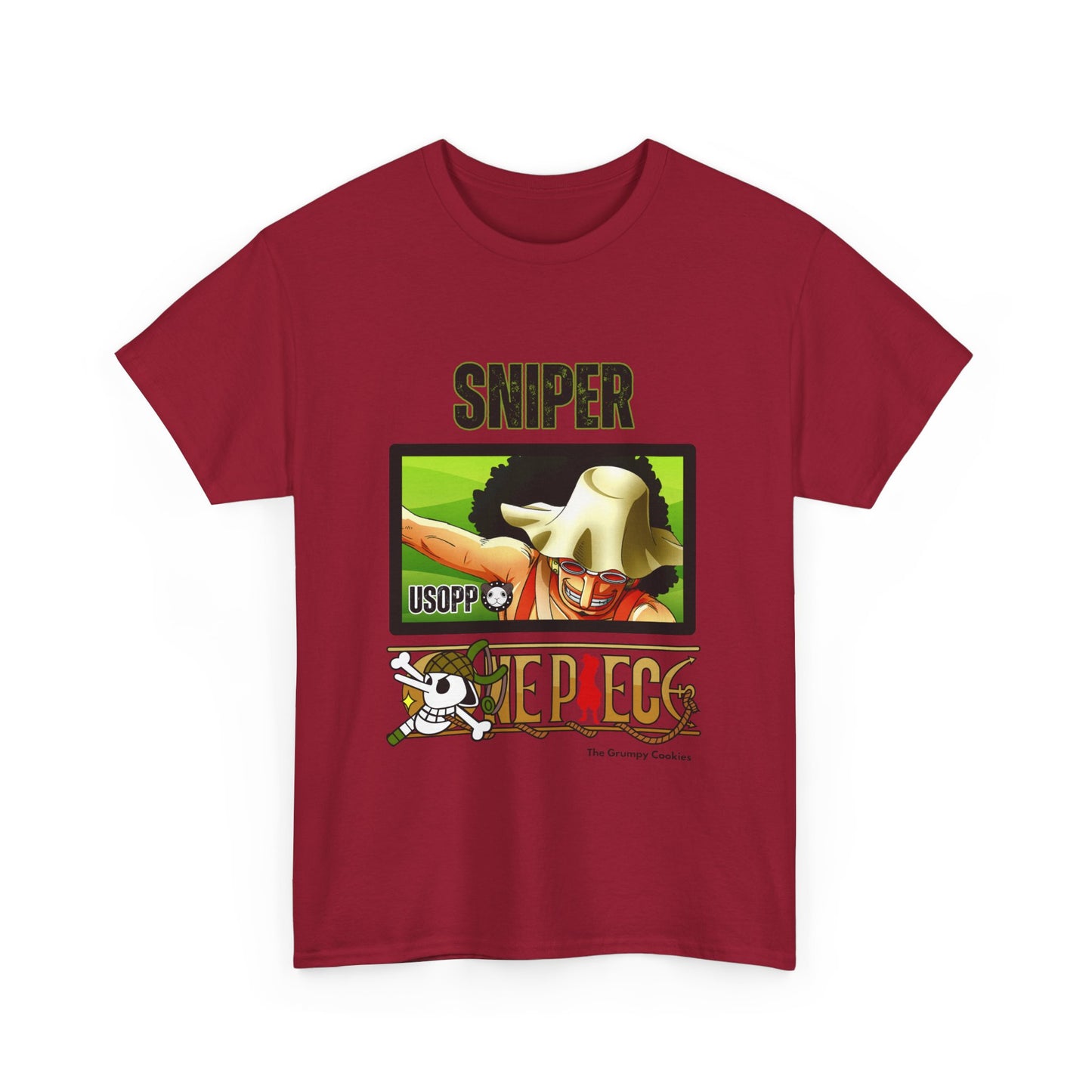 One Piece - Sniper Usopp Unisex Heavy Cotton Tee