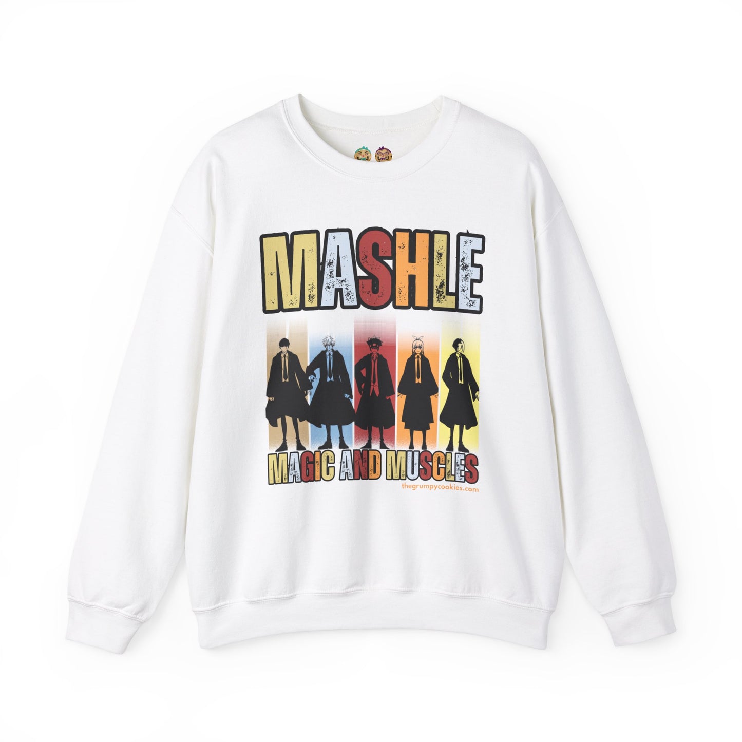 Mashle - Team No Magic Unisex Heavy Blend™ Crewneck Sweatshirt