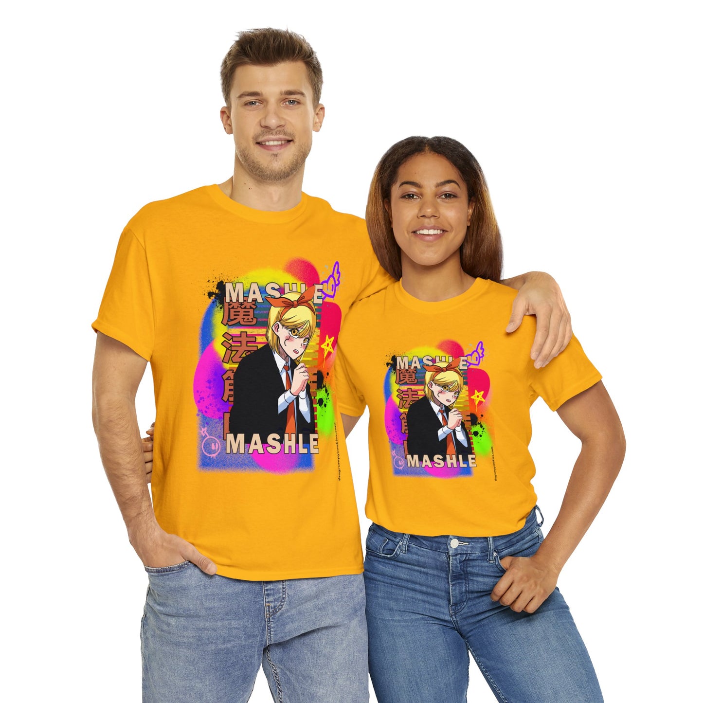 Mashle - Lemon Irvine Graffiti Unisex Heavy Cotton Tee
