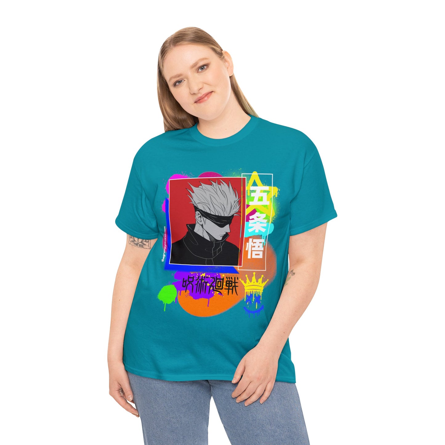 Jujutsu Kaisen - Emo Gojo Unisex Heavy Cotton Tee