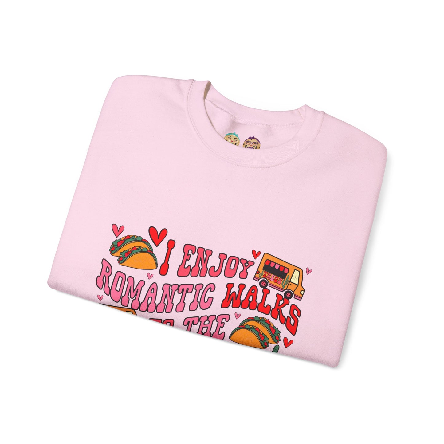 The Grumpy Cookies - Romance = Tacos Unisex Heavy Blend™ Crewneck Sweatshirt