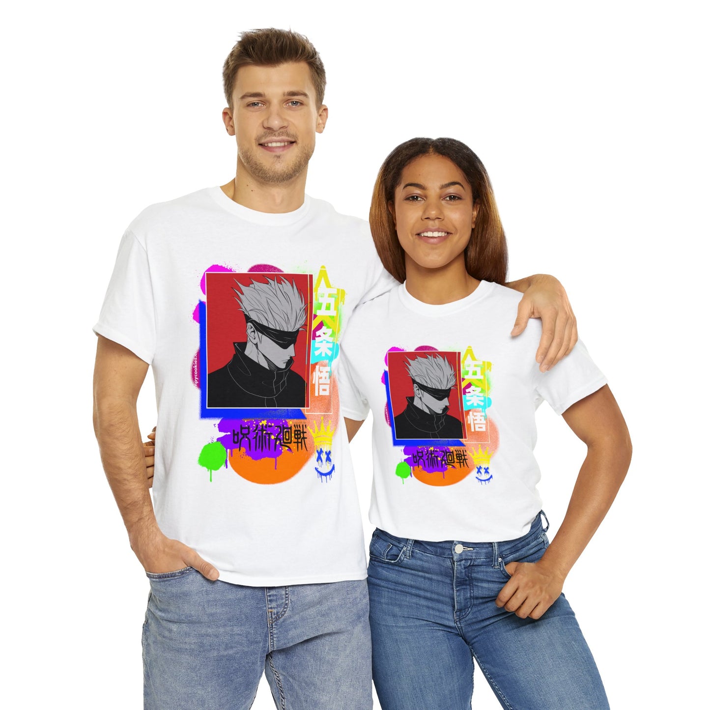 Jujutsu Kaisen - Emo Gojo Unisex Heavy Cotton Tee