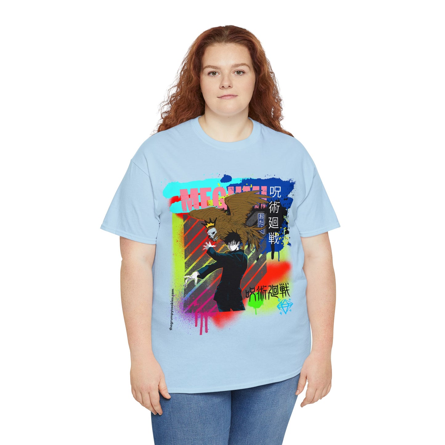Jujutsu Kaisen - Megumi & Nue Unisex Heavy Cotton Tee