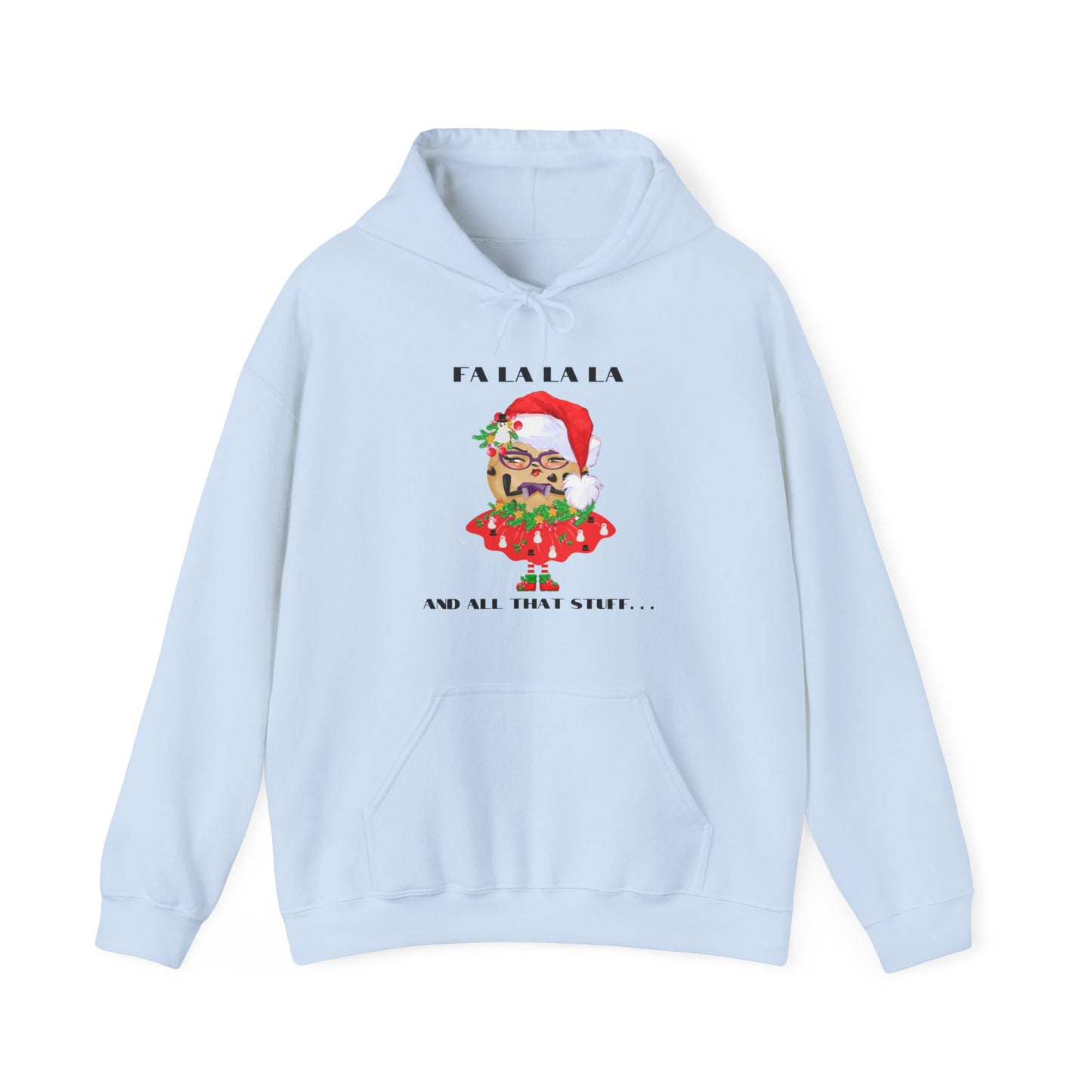 The Grumpy Cookies - Katrina Fa La La La Unisex Heavy Blend™ Hooded Sweatshirt