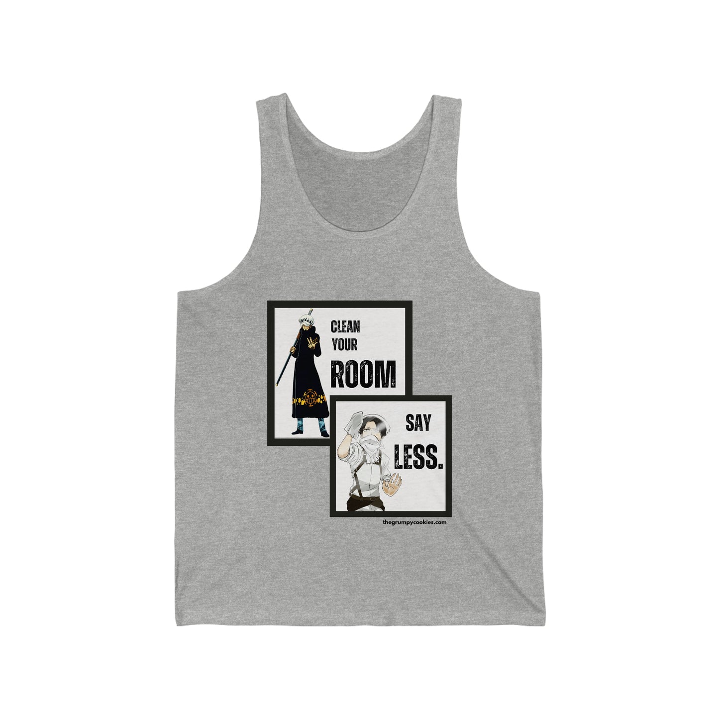 One Piece - Say Less Levi x Law Crossover Men's Jersey Tank