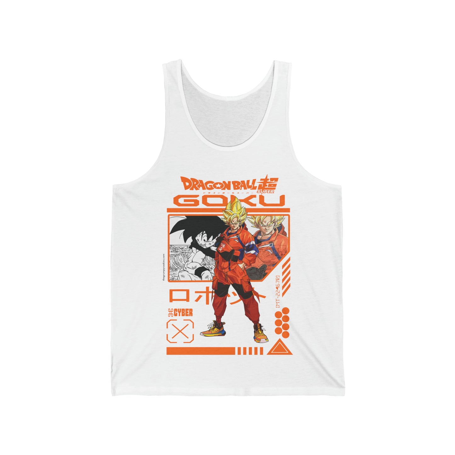 Dragon Ball - Cyber Goku Men's Jersey Tank