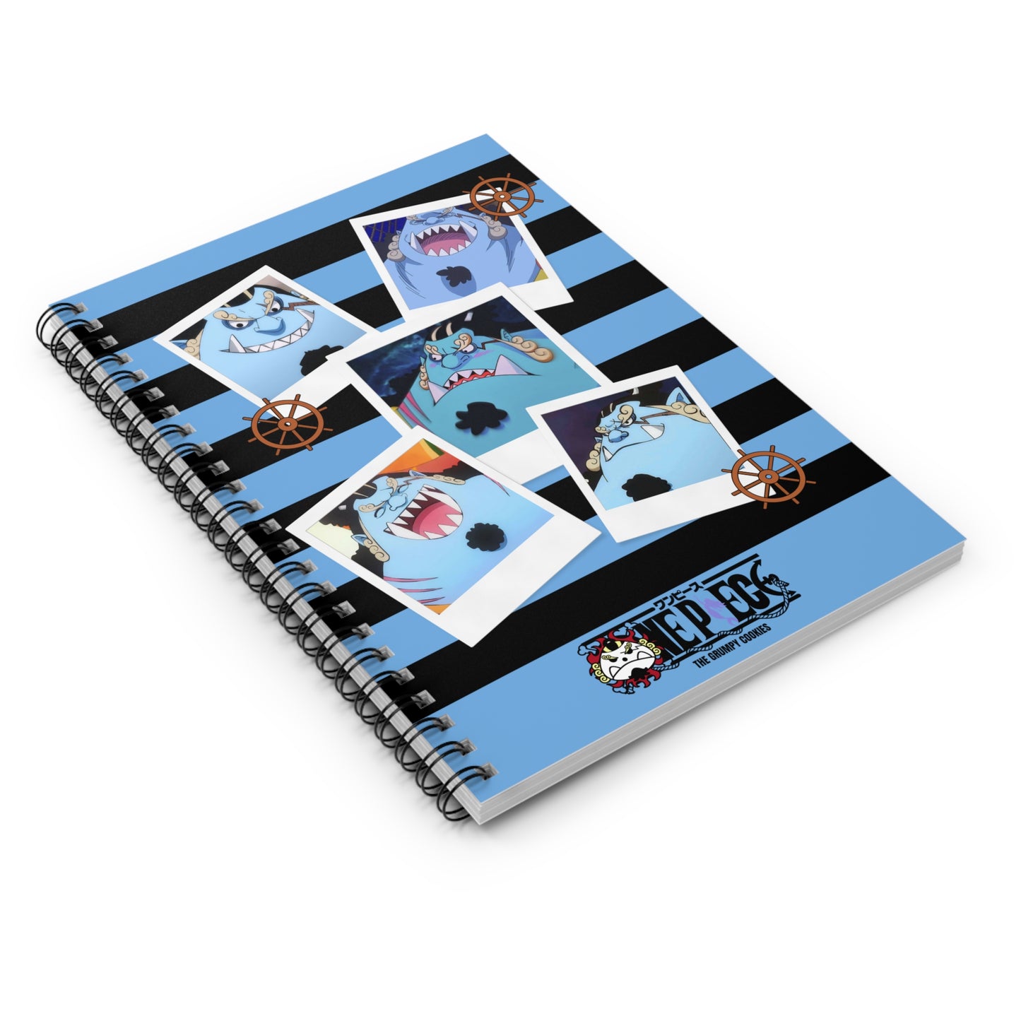 One Piece - The Many Faces of Jimbei Ruled Notebook