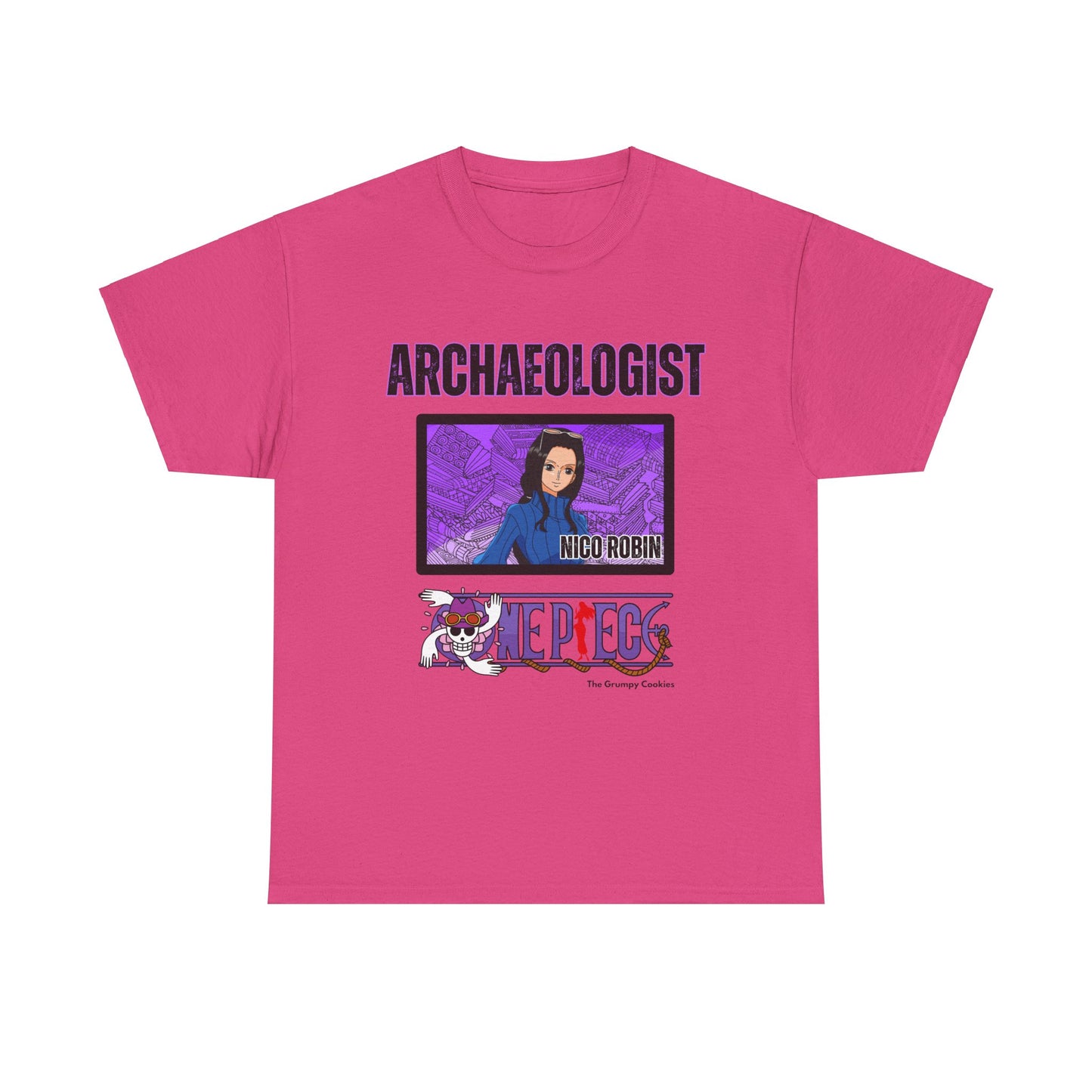 One Piece - Archaeologist Robin Unisex Heavy Cotton Tee