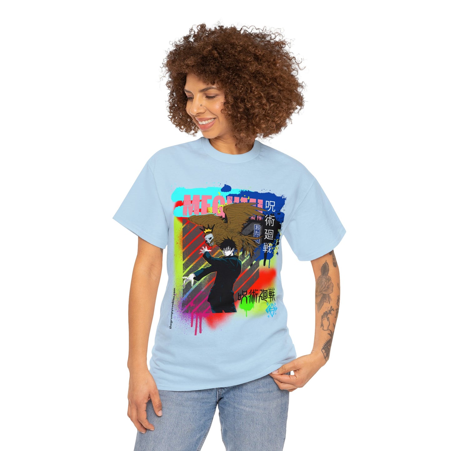 Jujutsu Kaisen - Megumi & Nue Unisex Heavy Cotton Tee