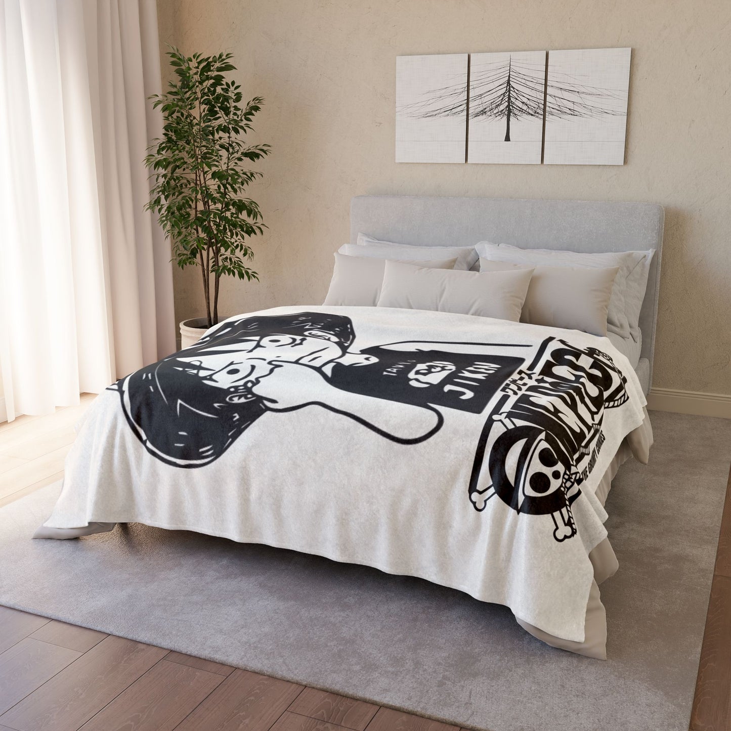 One Piece - Tastes Just Like Jiken Polyester Blanket