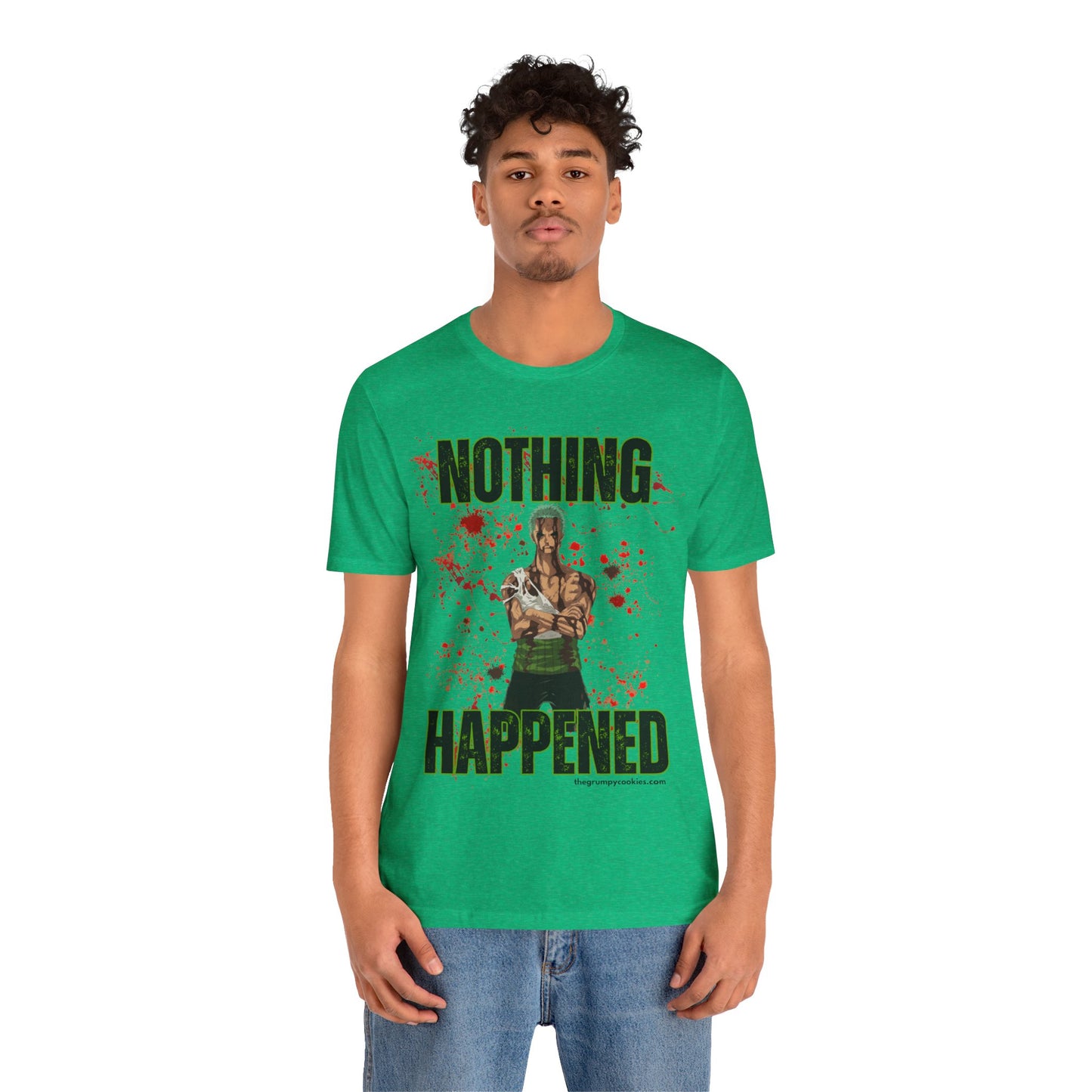 One Piece - Nothing Happened Unisex Jersey Short Sleeve Tee