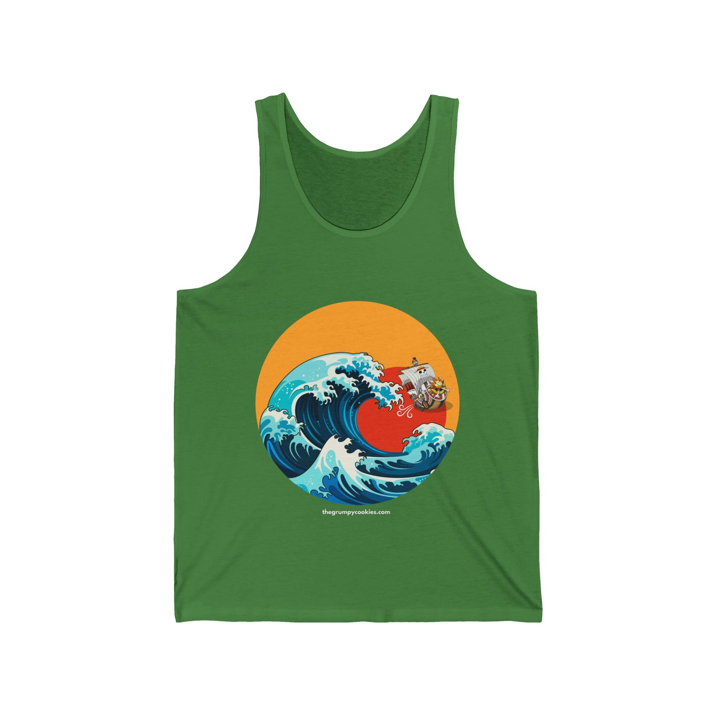 One Piece - Riding the Wave Jersey Tank