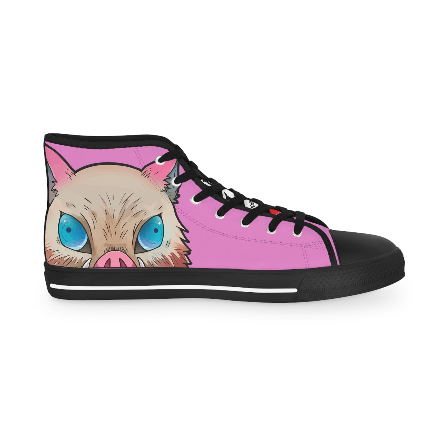 Demon Slayer - Savage Beauty Inosuke Men's High Top Pink Sneakers
