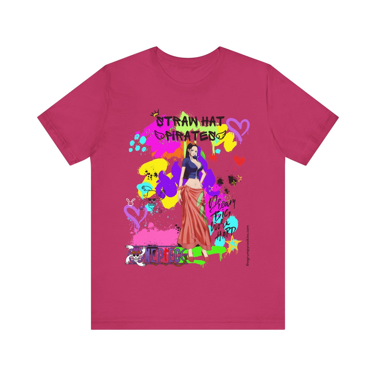 One Piece - Graffiti Robin Unisex Jersey Short Sleeve Tee