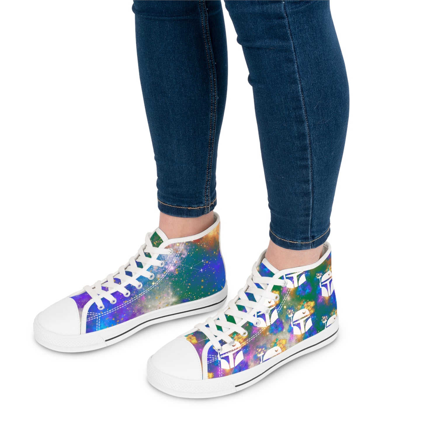 Star Wars - Boba Fett Women's Green High Top Sneakers