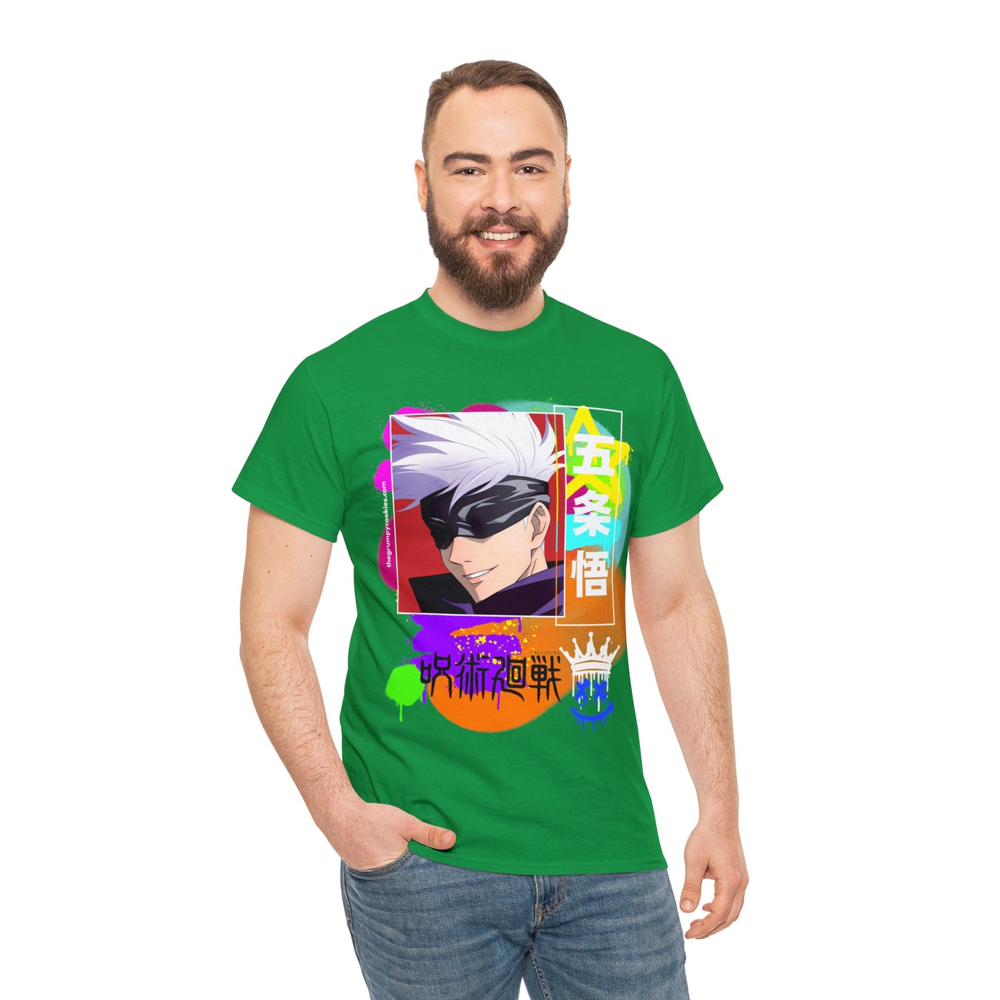 Jujutsu Kaisen - Gojo's Side Smile Unisex Heavy Cotton Tee
