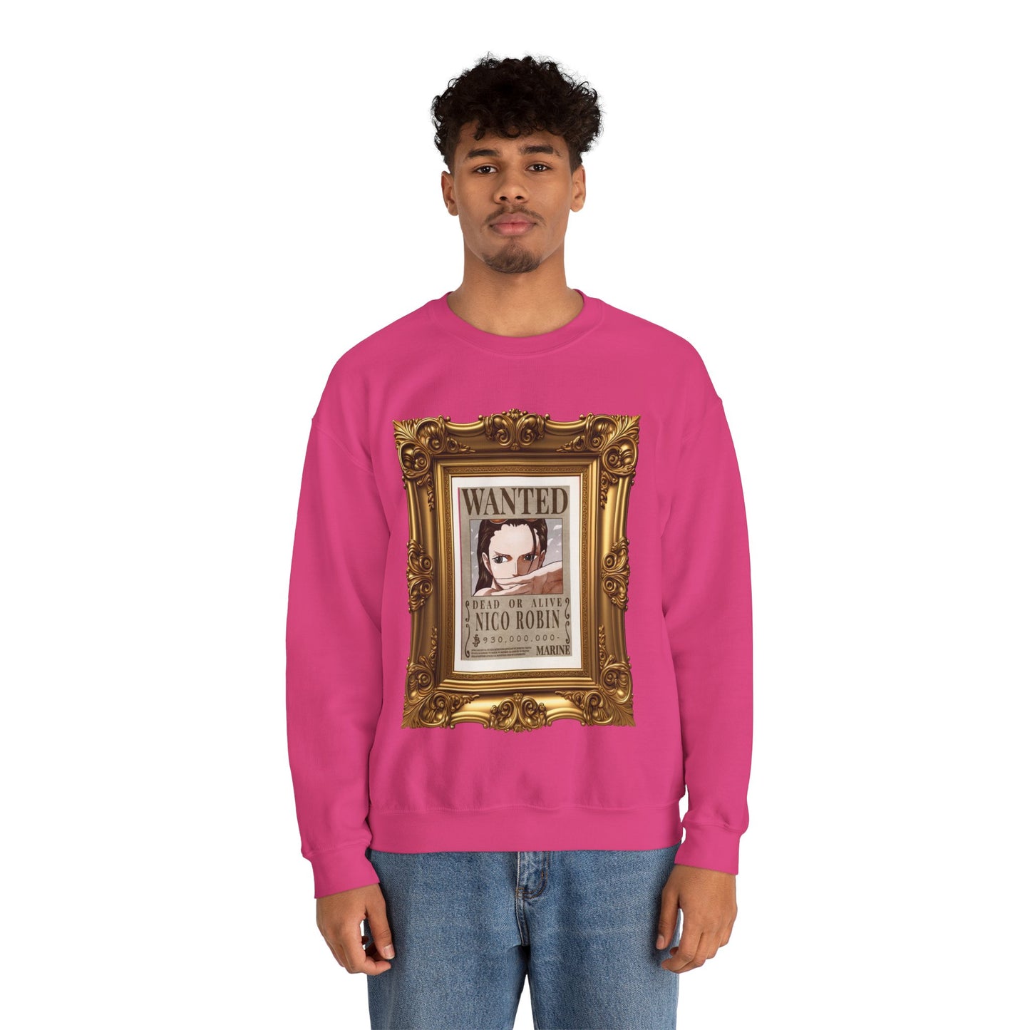 One Piece - Fine Art Robin Unisex Heavy Blend™ Crewneck Sweatshirt