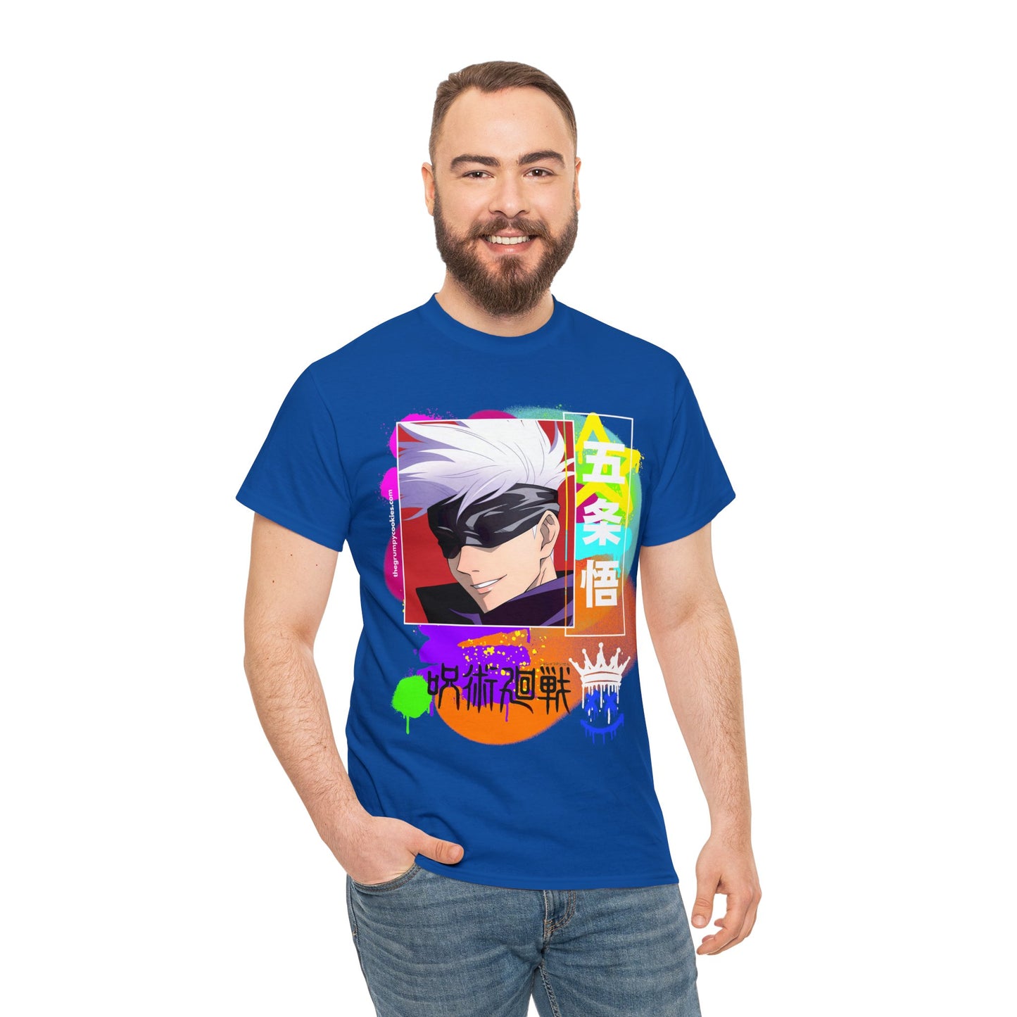 Jujutsu Kaisen - Gojo's Side Smile Unisex Heavy Cotton Tee
