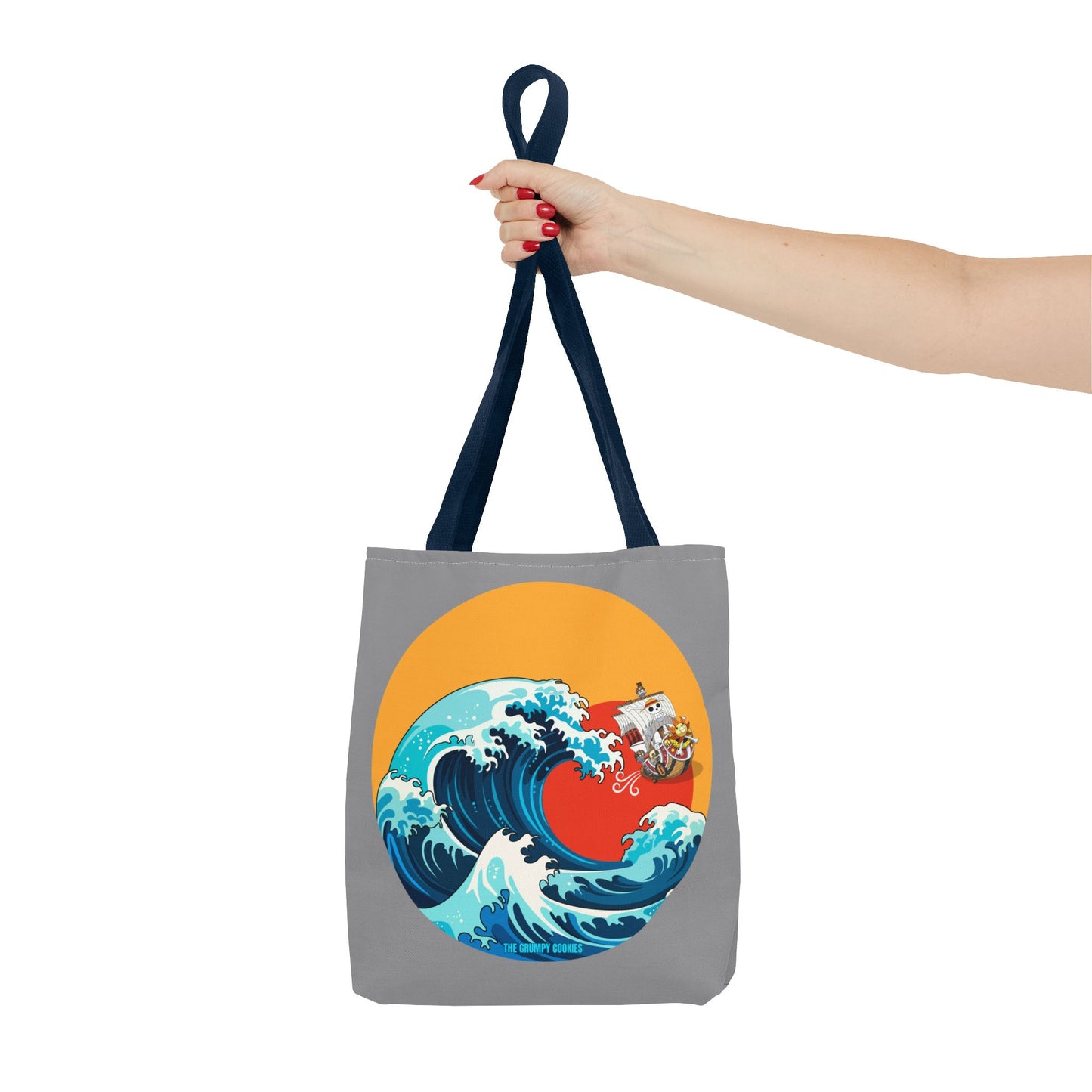 One Piece - Riding the Wave Grey Tote Bag