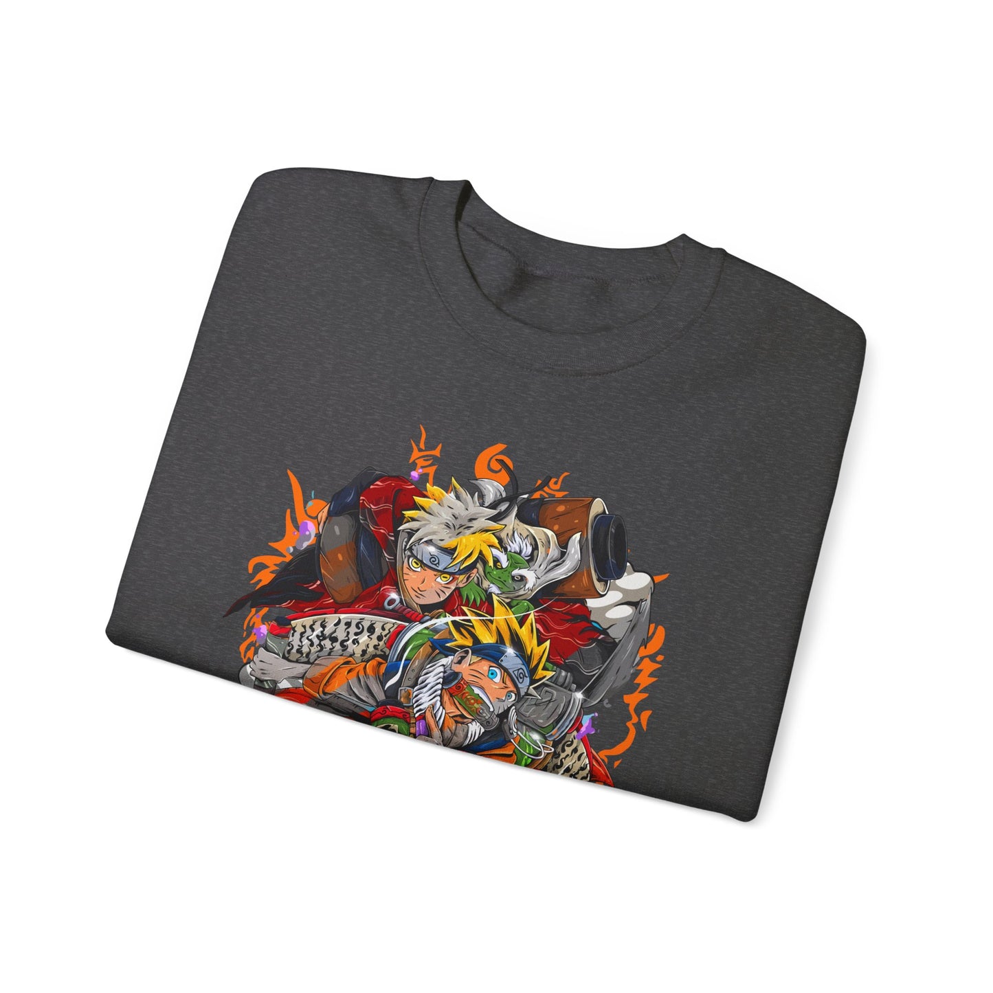 Naruto - The many faces of Naruto Unisex Heavy Blend™ Crewneck Sweatshirt