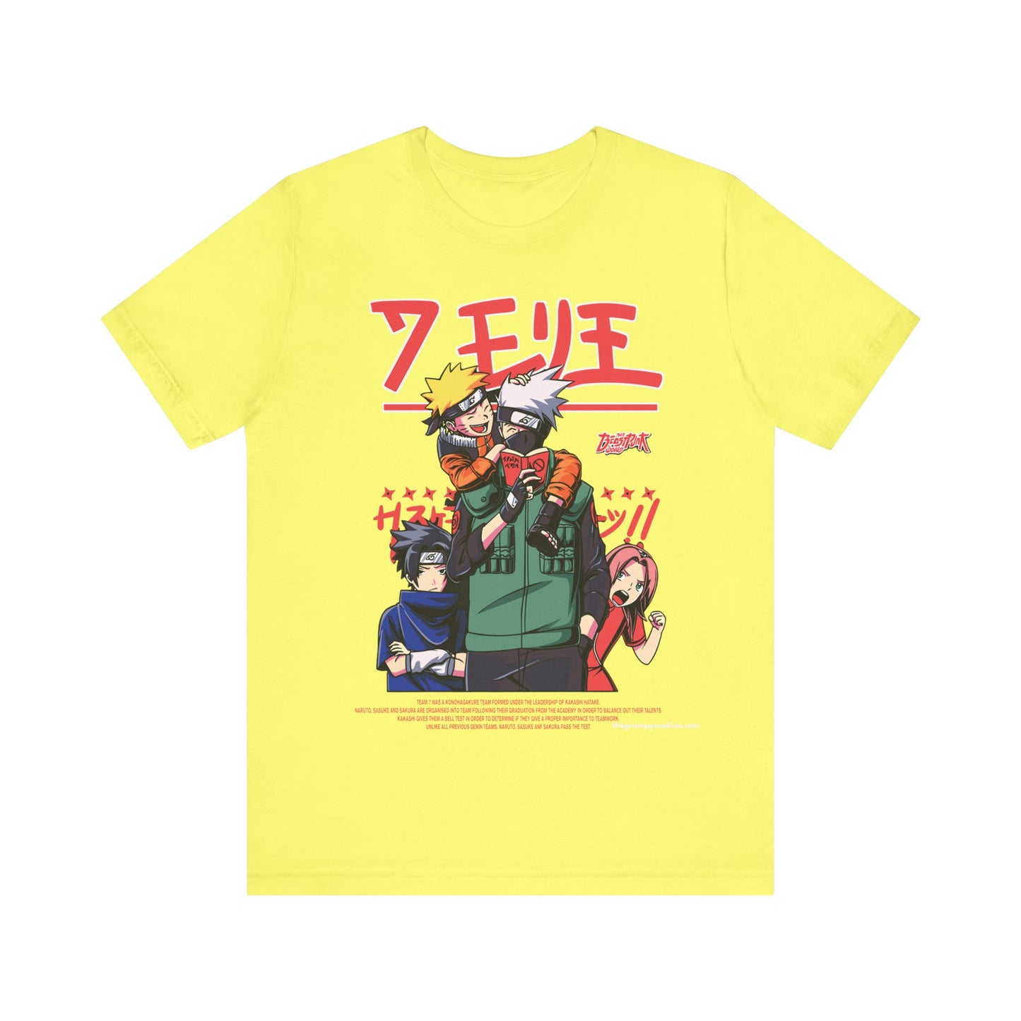 Naruto - Team Kakashi Jersey Short Sleeve Tee